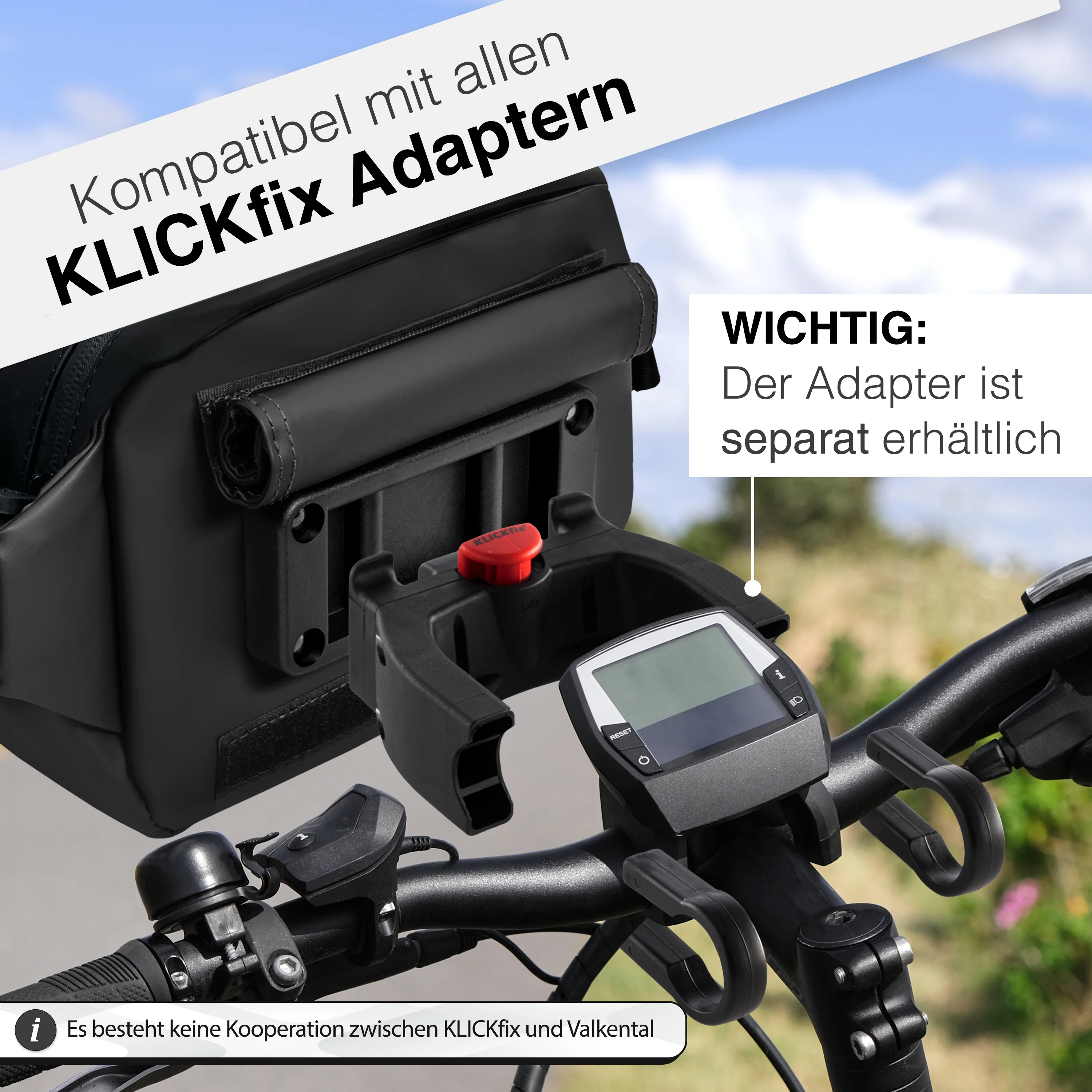 3in1 City Bag - Multifunktionale & reflektierende Lenkertasche - Image 20