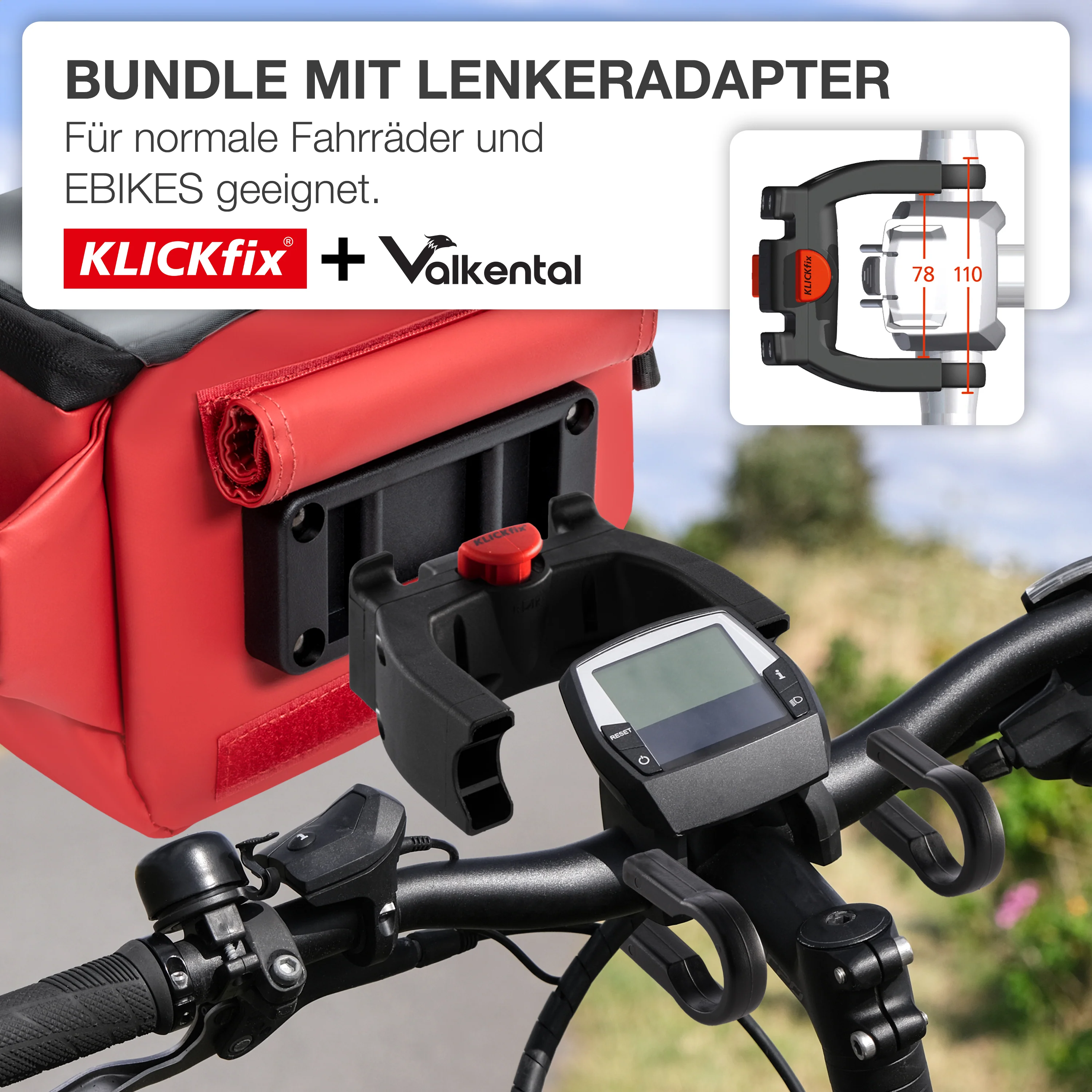 3in1 City Bag - Multifunktionale & reflektierende Lenkertasche - Image 24