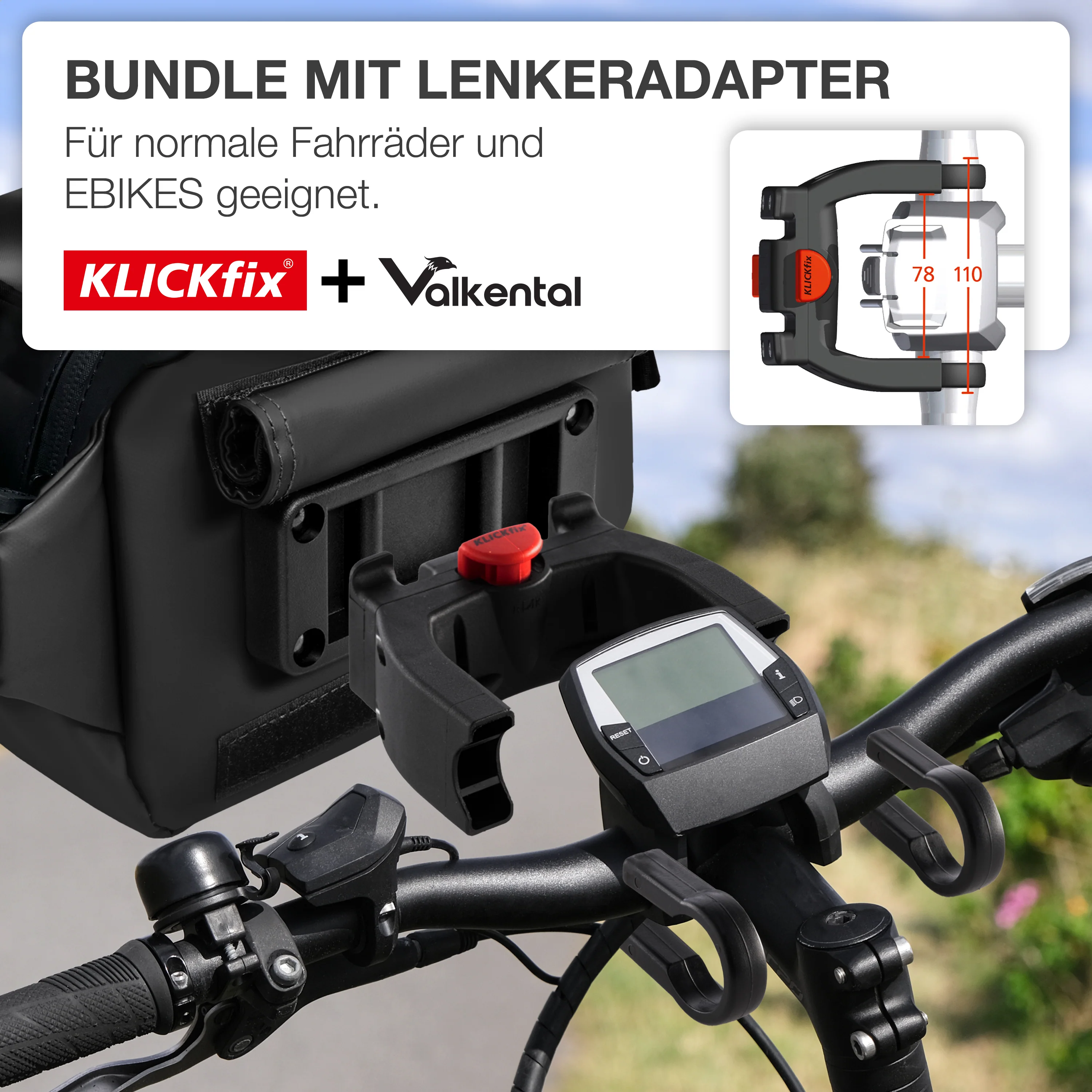 3in1 City Bag - Multifunktionale & reflektierende Lenkertasche - Image 26