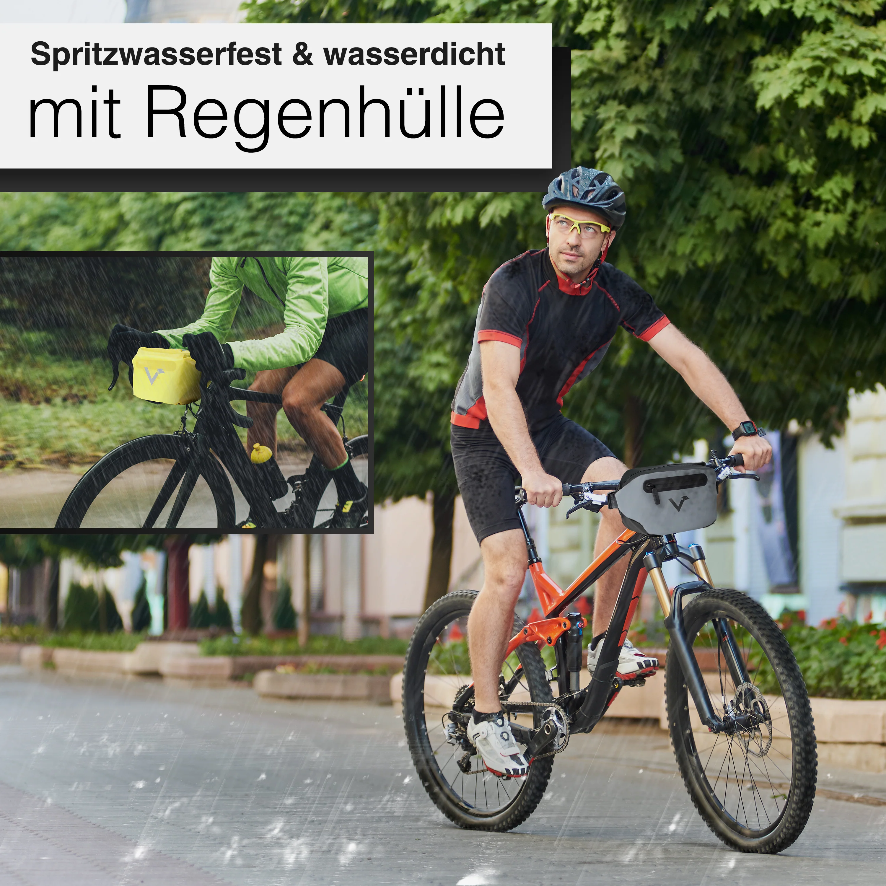 3in1 City Bag - Multifunktionale & reflektierende Lenkertasche - Image 44