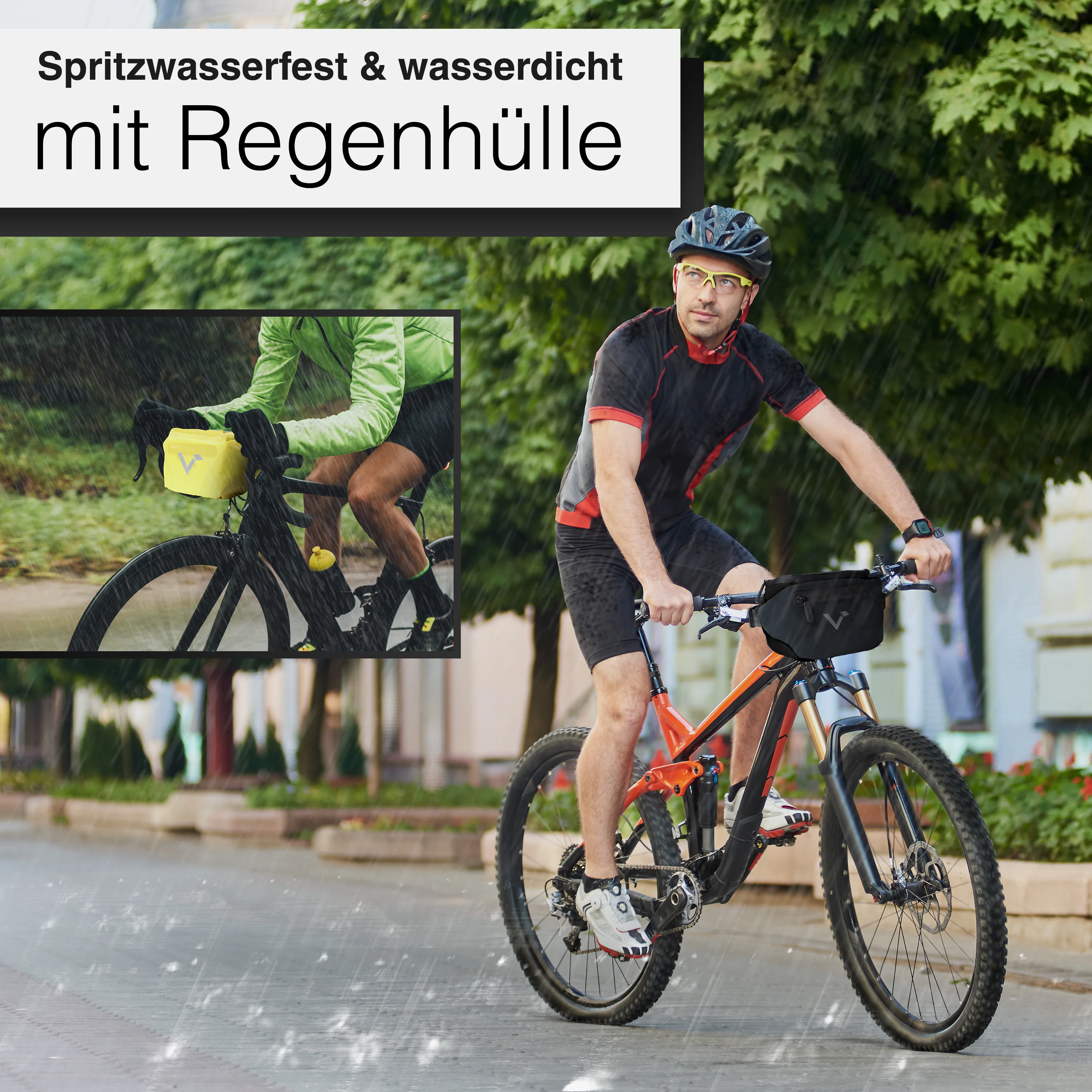 3in1 City Bag - Multifunktionale & reflektierende Lenkertasche - Image 45