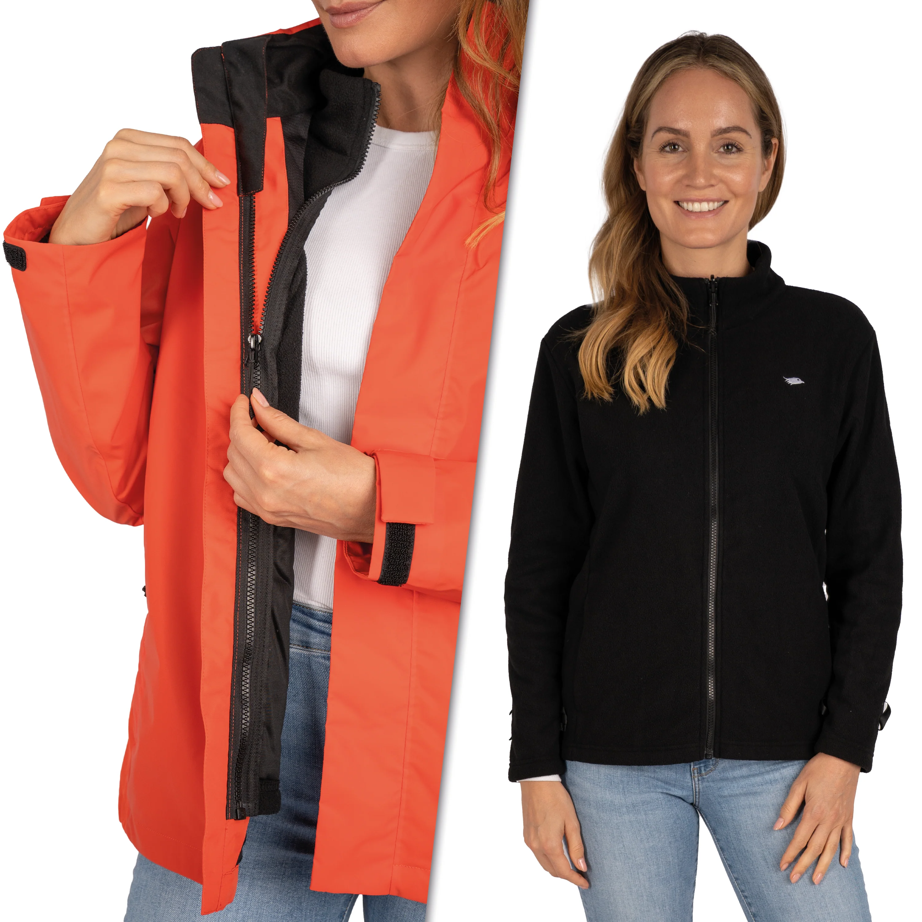 3in1 Smart Jacket - 100% reflektierend & wasserdicht mit Fleece Zipp-In - Image 12