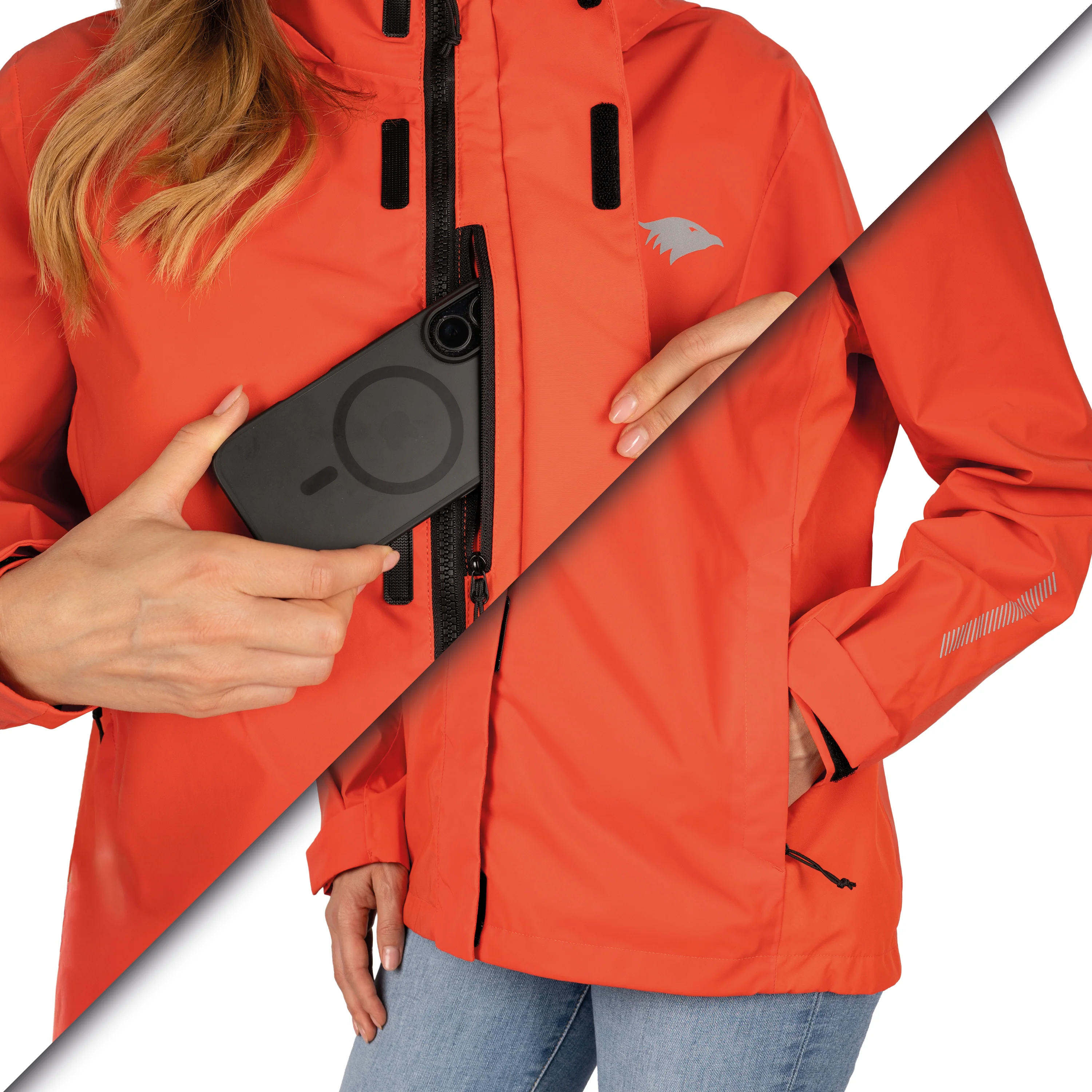 3in1 Smart Jacket - 100% reflektierend & wasserdicht mit Fleece Zipp-In - Image 13