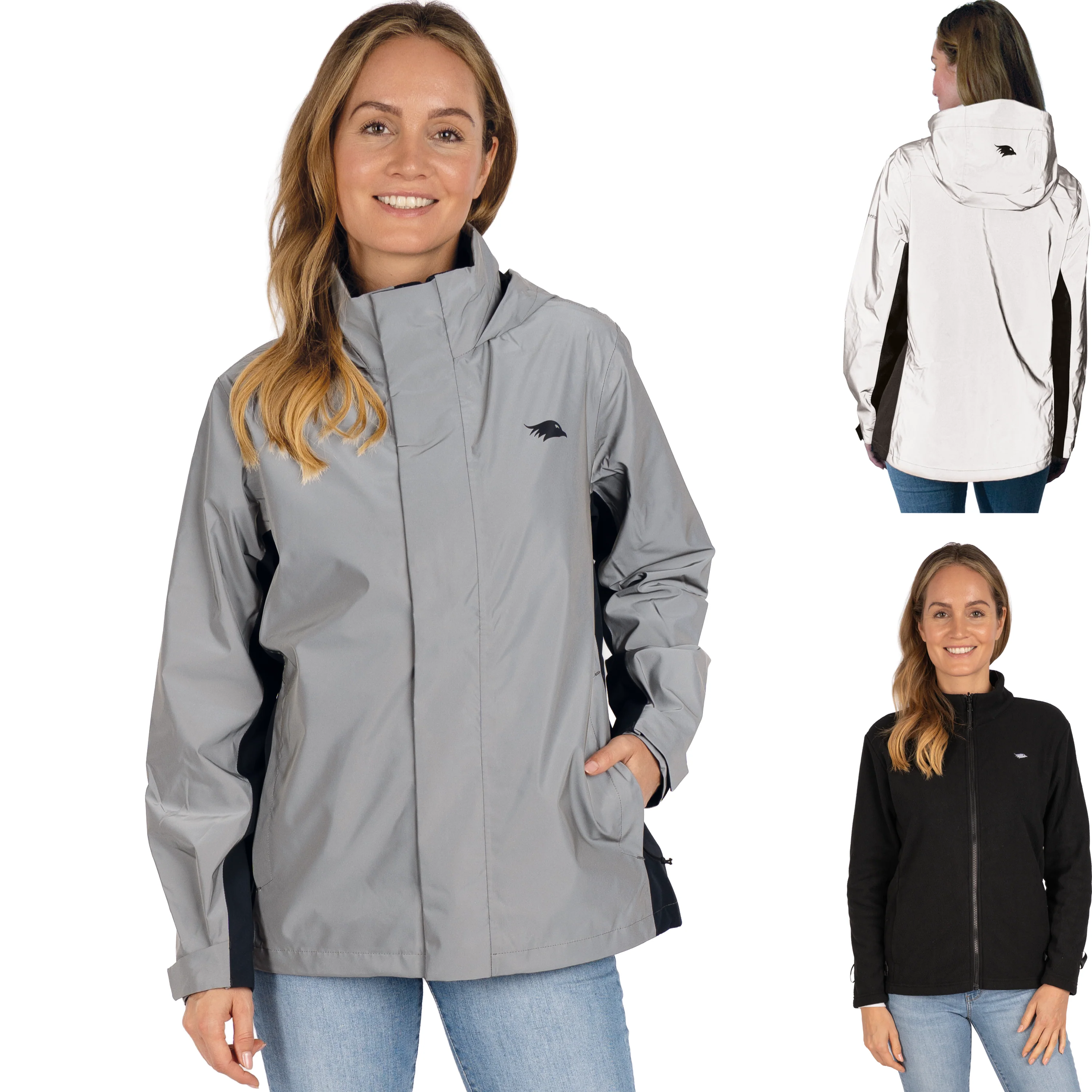 3in1 Smart Jacket - 100% reflektierend & wasserdicht mit Fleece Zipp-In - Image 17