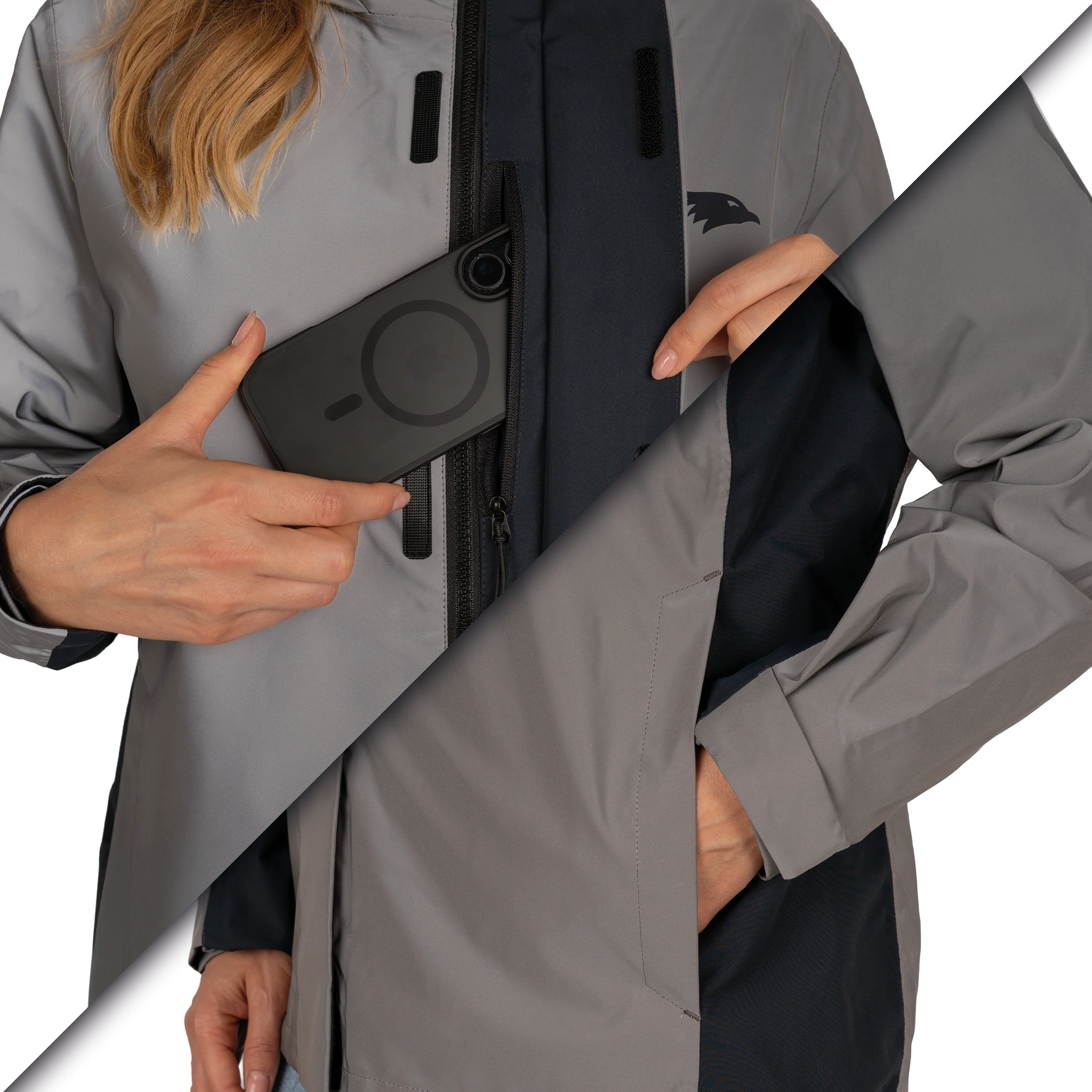 3in1 Smart Jacket - 100% reflektierend & wasserdicht mit Fleece Zipp-In - Image 21
