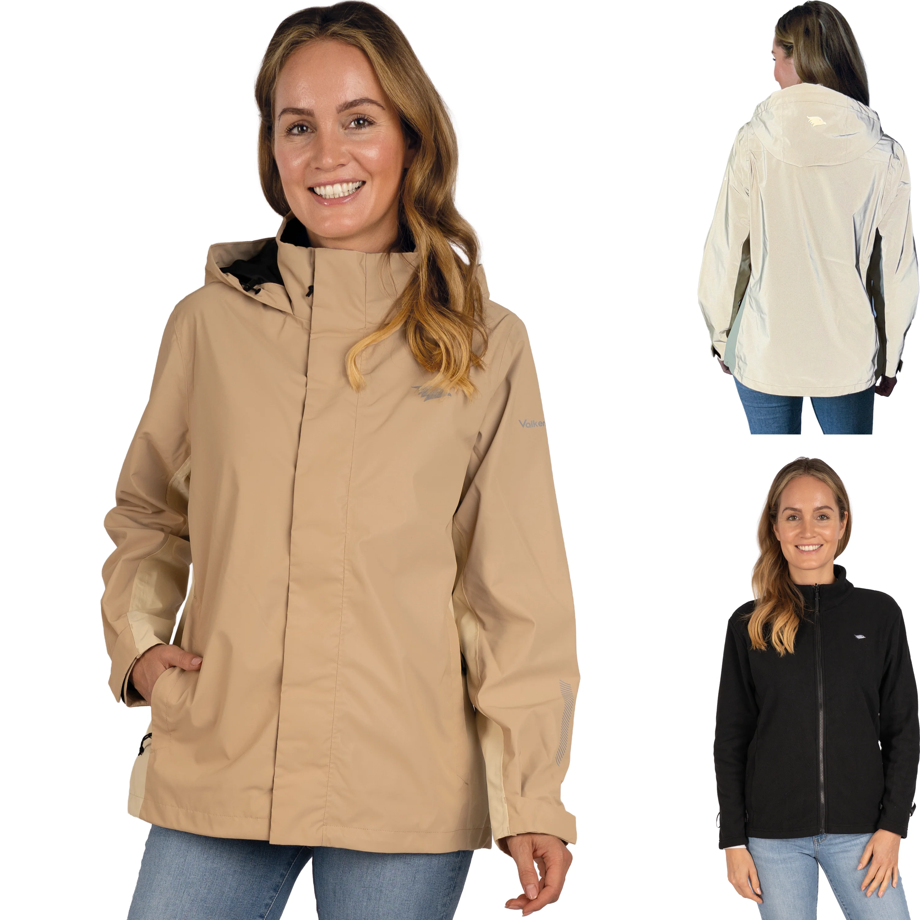 3in1 Smart Jacket - 100% reflektierend & wasserdicht mit Fleece Zipp-In - Image 25