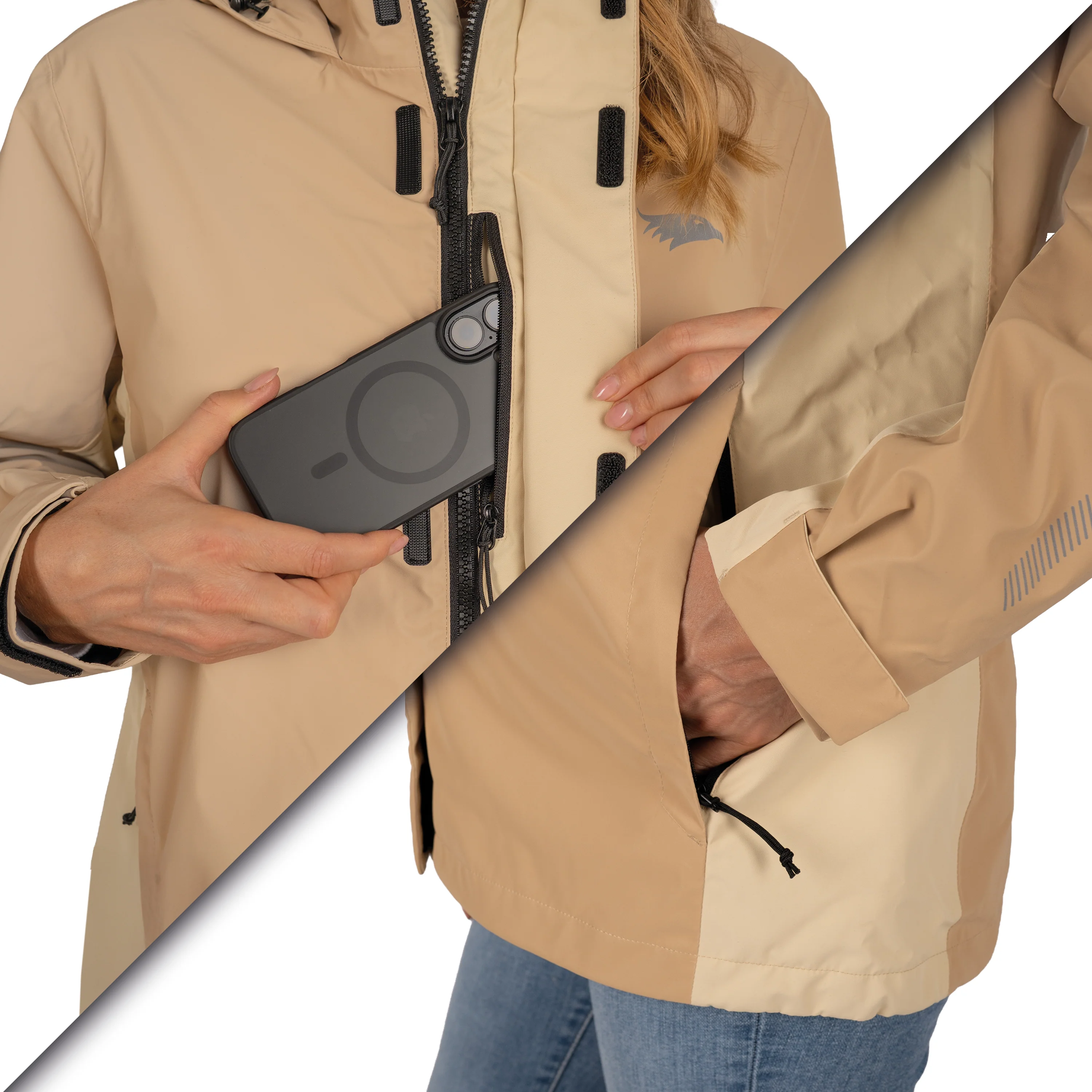 3in1 Smart Jacket - 100% reflektierend & wasserdicht mit Fleece Zipp-In - Image 29