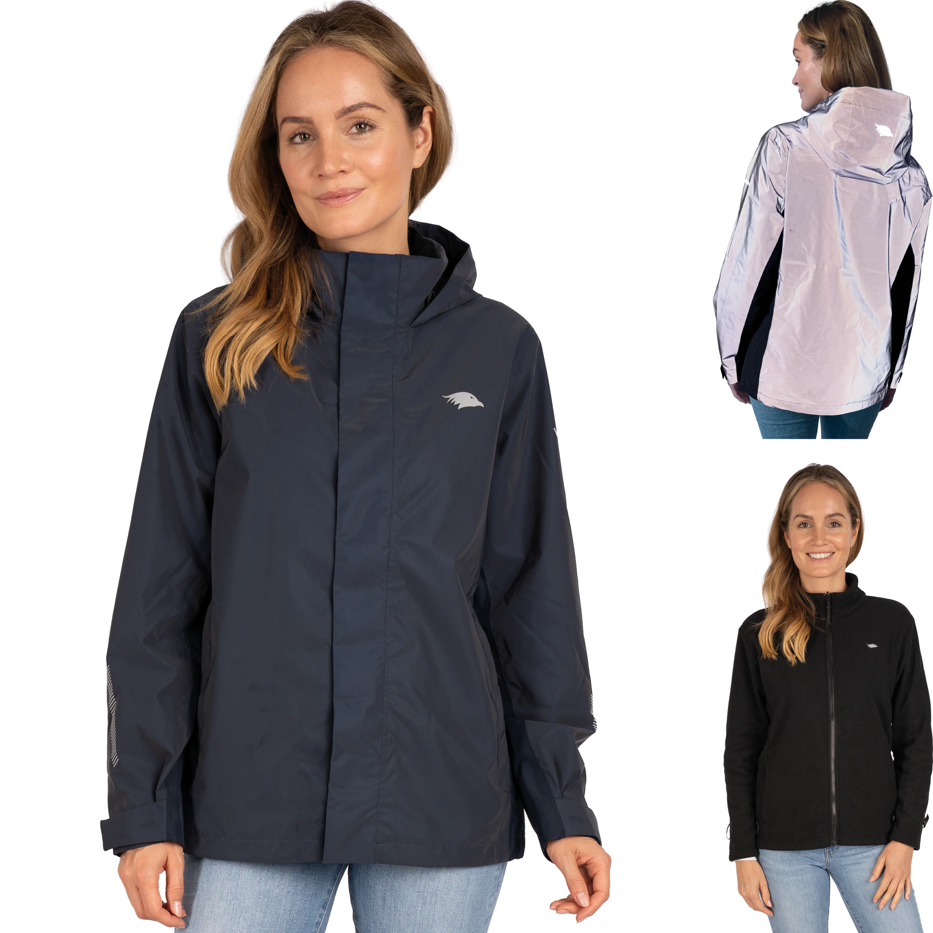 3in1 Smart Jacket - 100% reflektierend & wasserdicht mit Fleece Zipp-In - Image 33
