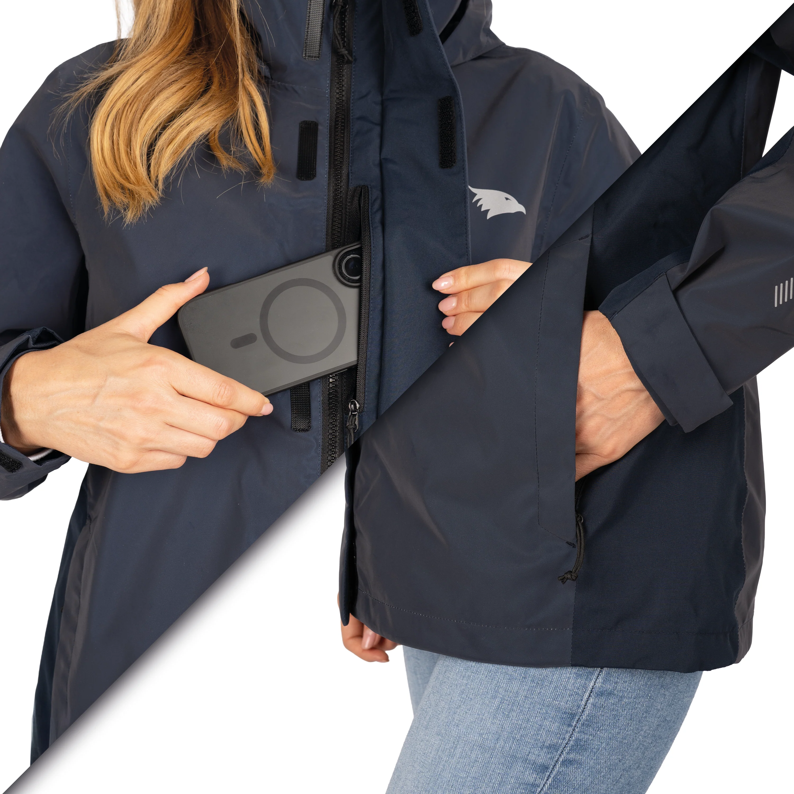 3in1 Smart Jacket - 100% reflektierend & wasserdicht mit Fleece Zipp-In - Image 37