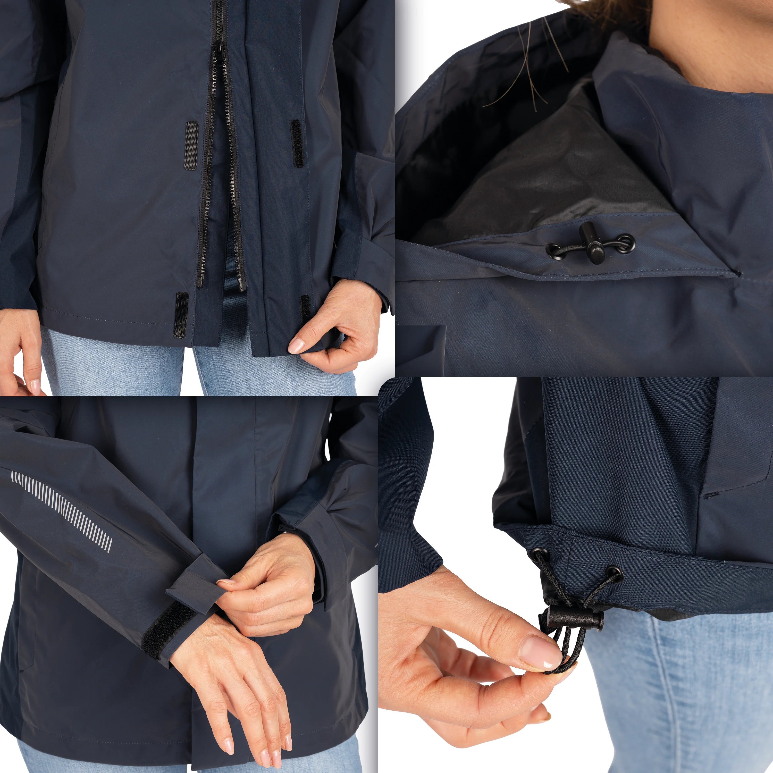 3in1 Smart Jacket - 100% reflektierend & wasserdicht mit Fleece Zipp-In - Image 38