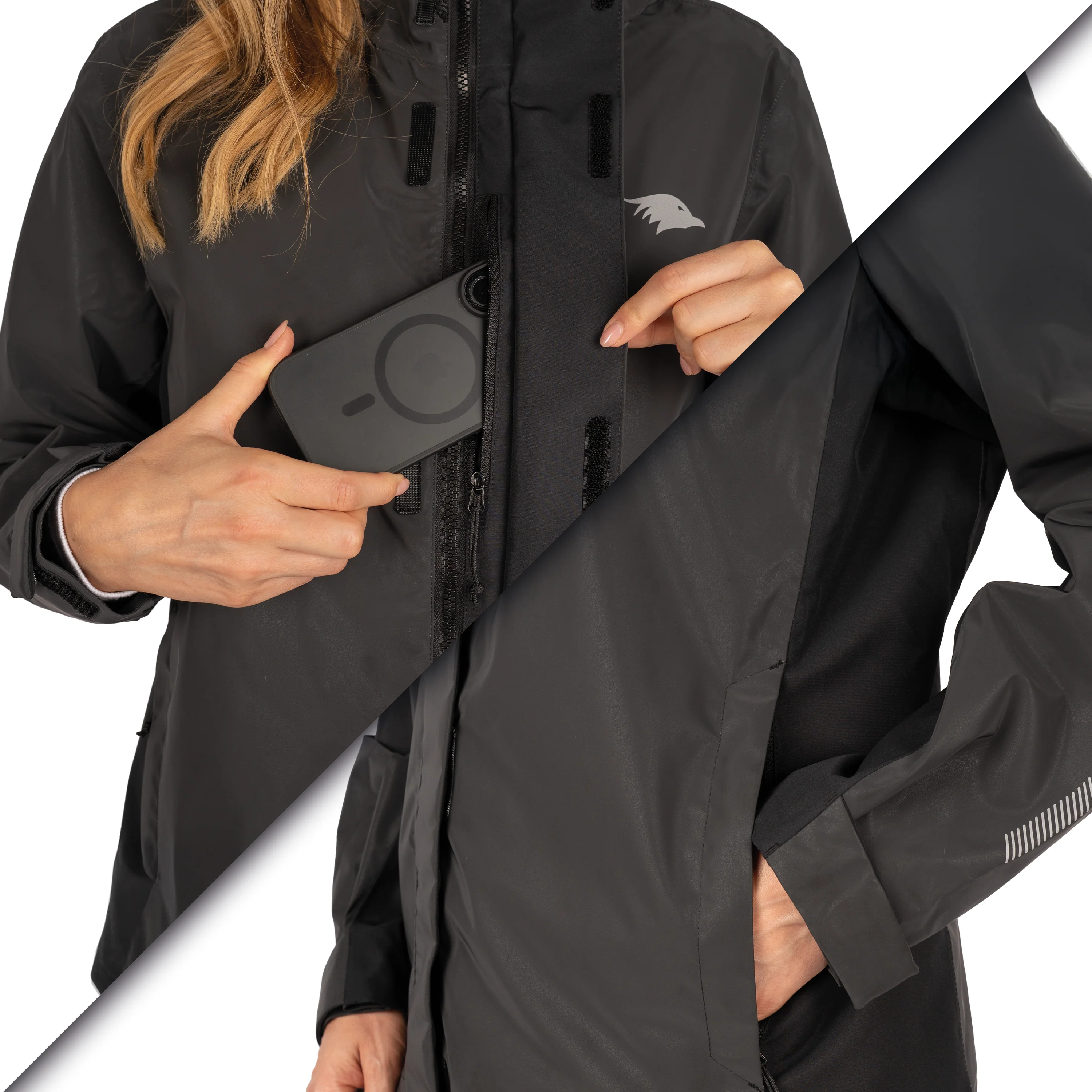 3in1 Smart Jacket - 100% reflektierend & wasserdicht mit Fleece Zipp-In - Image 6