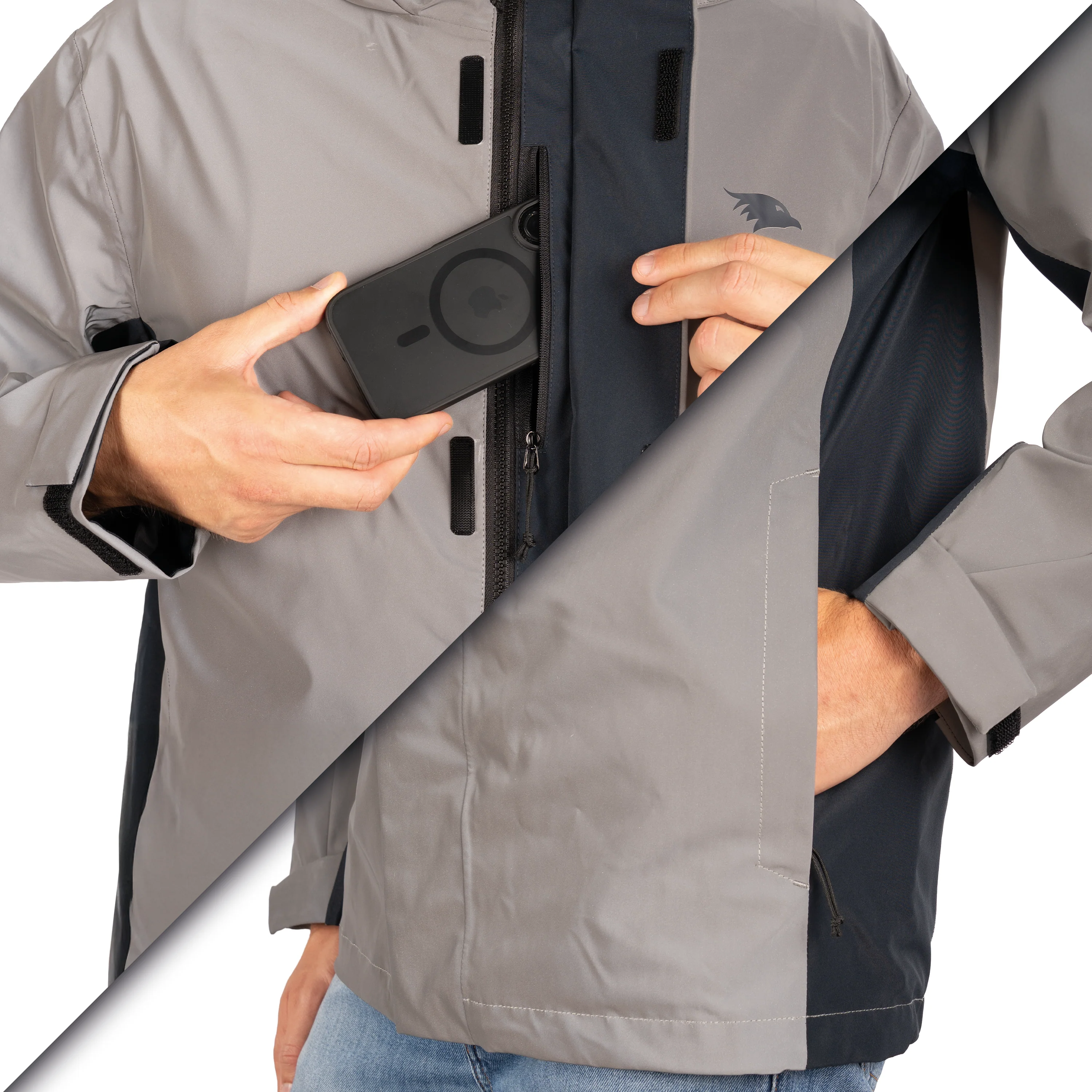 3in1 Smart Jacket - 100% reflektierend & wasserdicht mit Fleece Zipp-In - Image 13