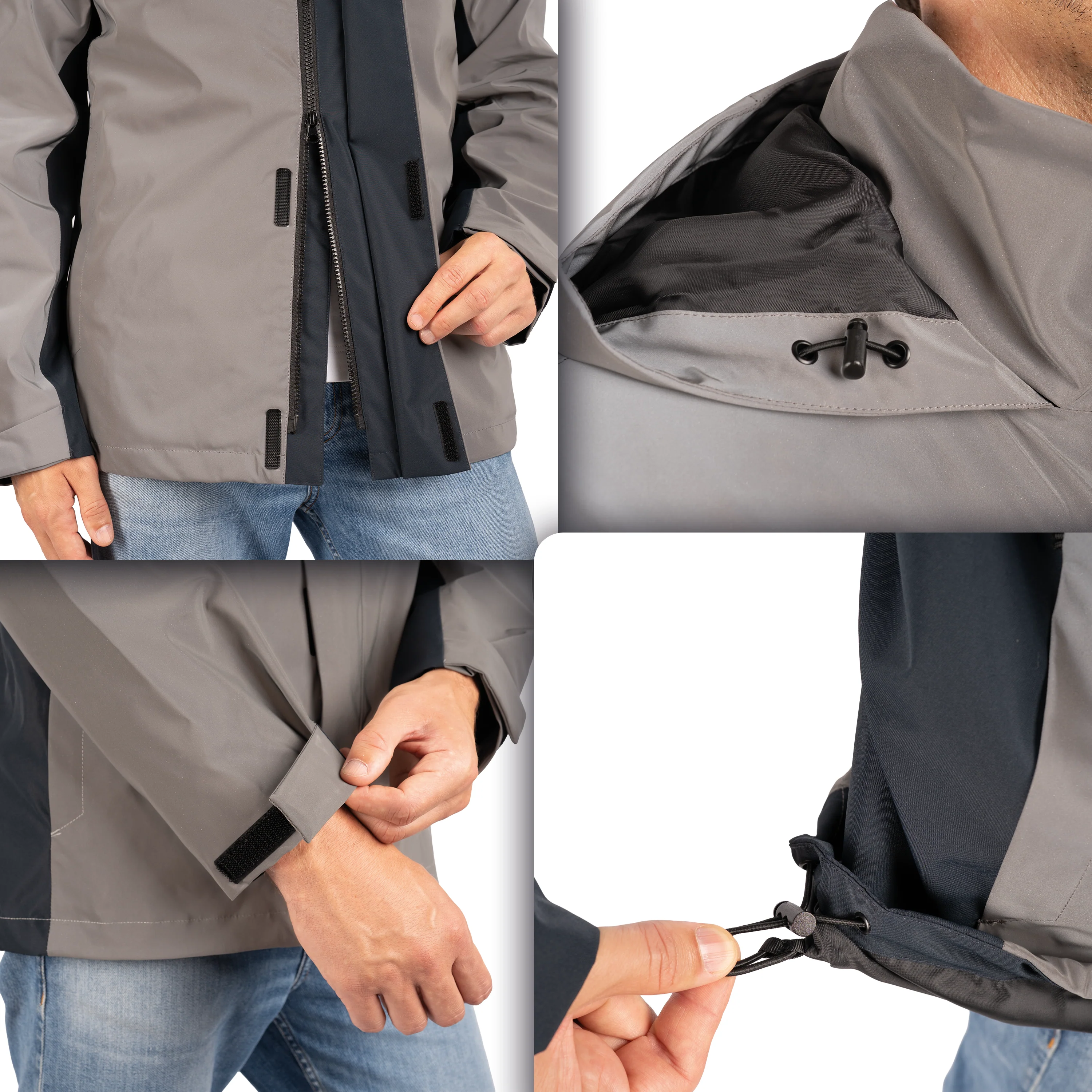 3in1 Smart Jacket - 100% reflektierend & wasserdicht mit Fleece Zipp-In - Image 14