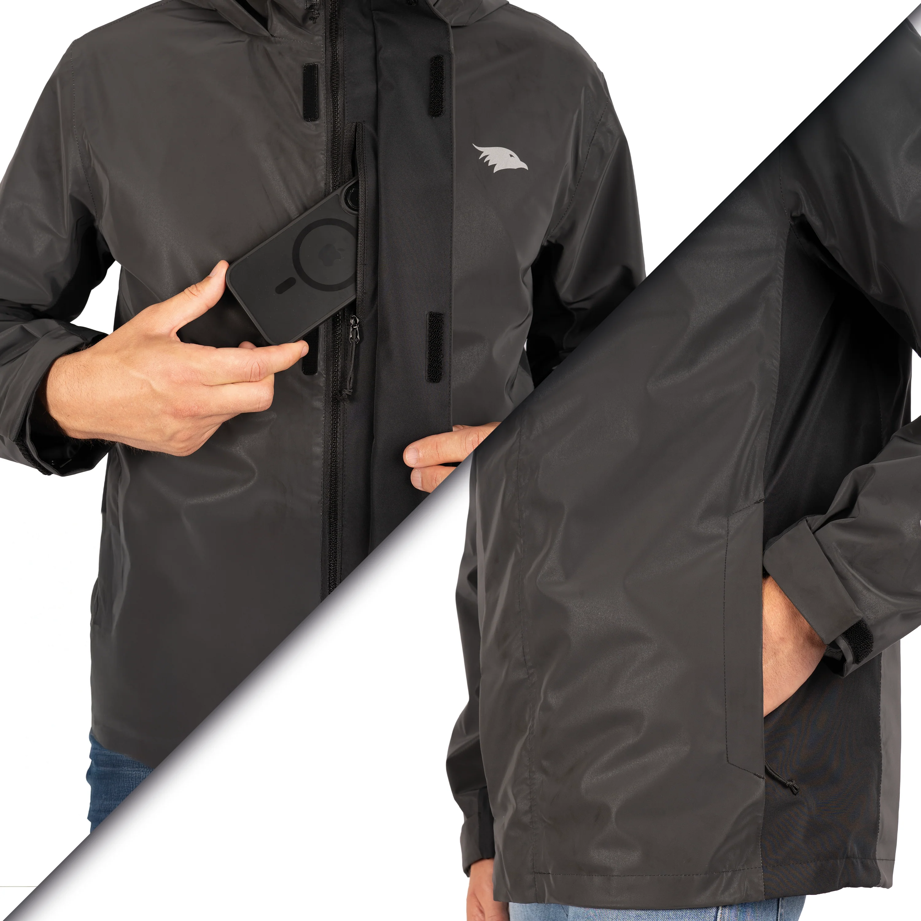 3in1 Smart Jacket - 100% reflektierend & wasserdicht mit Fleece Zipp-In - Image 21