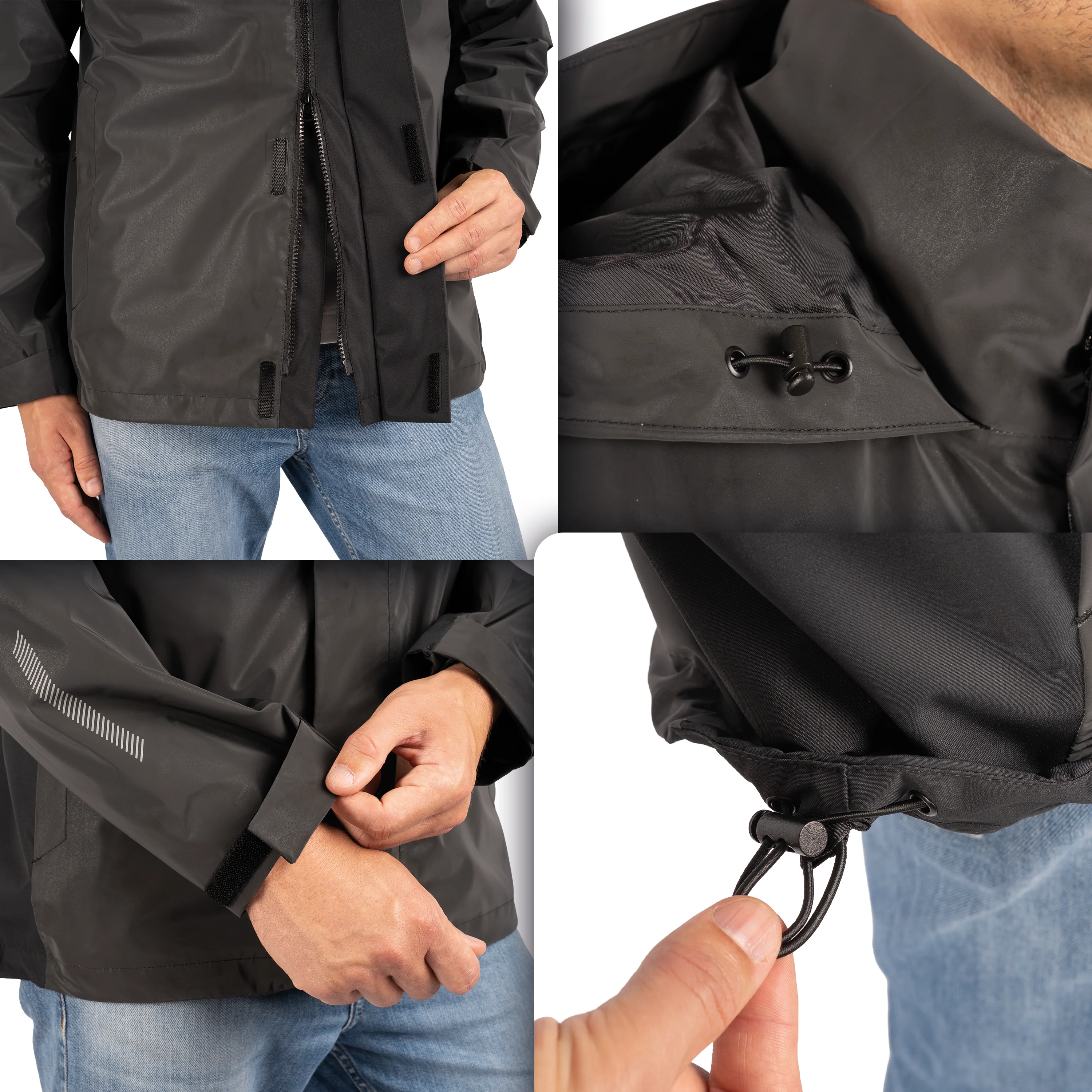 3in1 Smart Jacket - 100% reflektierend & wasserdicht mit Fleece Zipp-In - Image 22