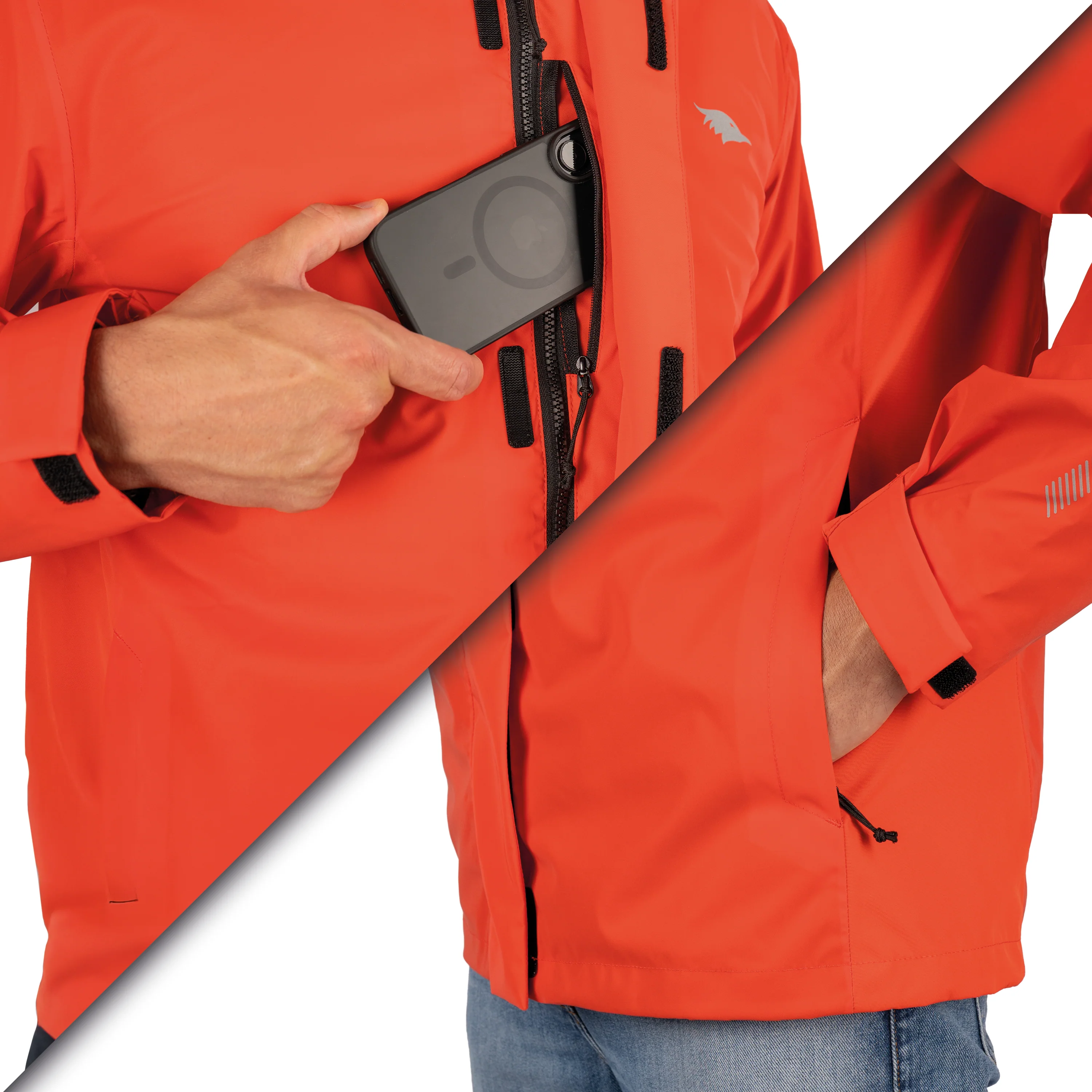 3in1 Smart Jacket - 100% reflektierend & wasserdicht mit Fleece Zipp-In - Image 29
