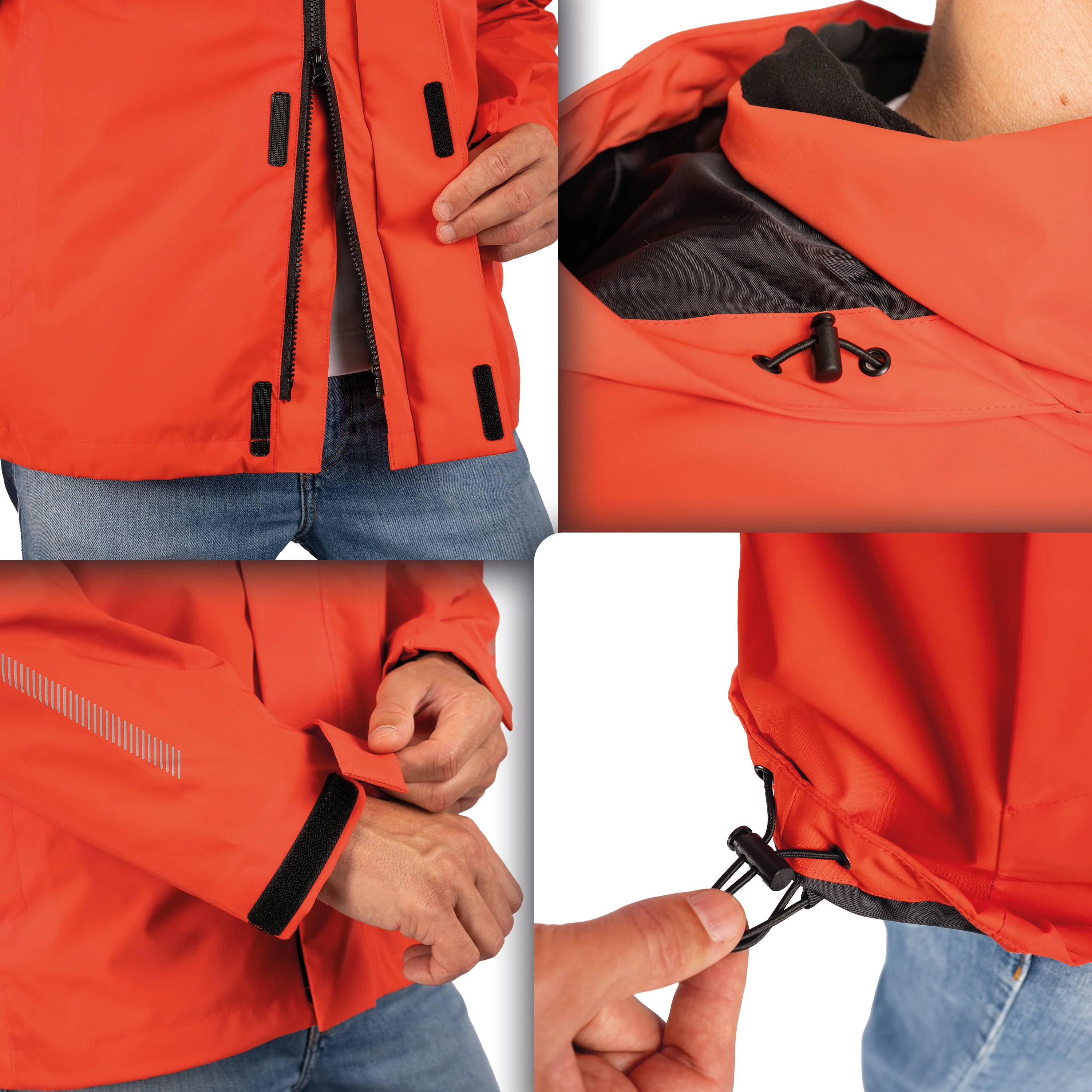 3in1 Smart Jacket - 100% reflektierend & wasserdicht mit Fleece Zipp-In - Image 30