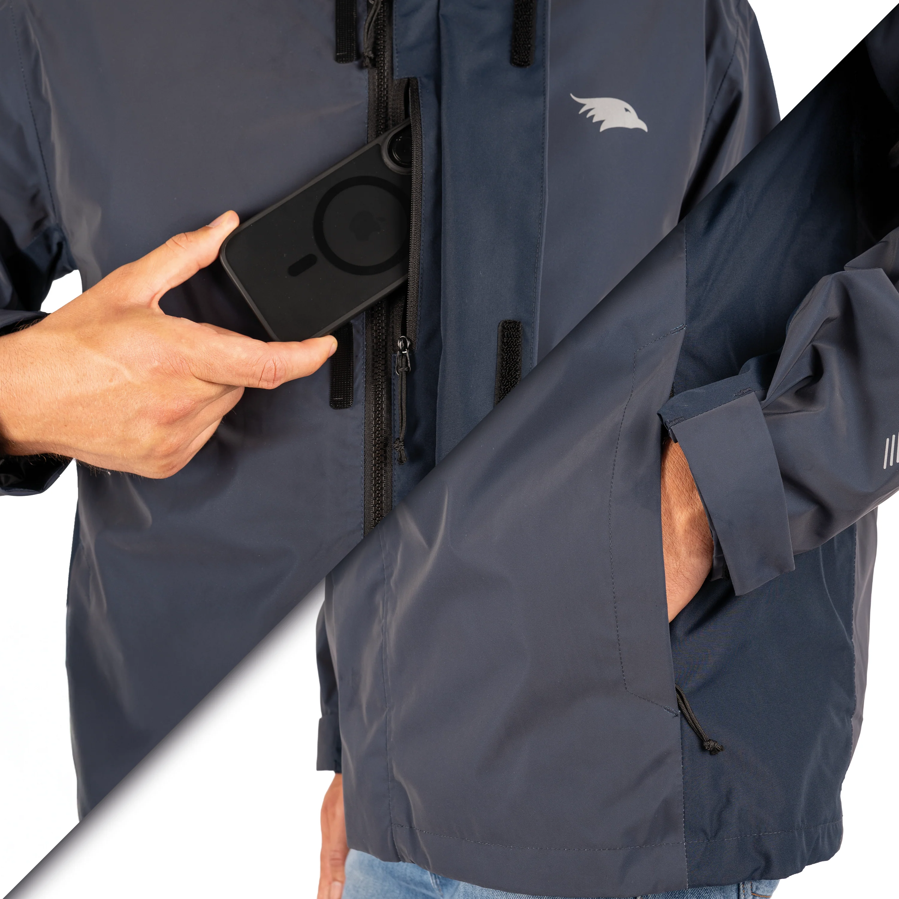 3in1 Smart Jacket - 100% reflektierend & wasserdicht mit Fleece Zipp-In - Image 37