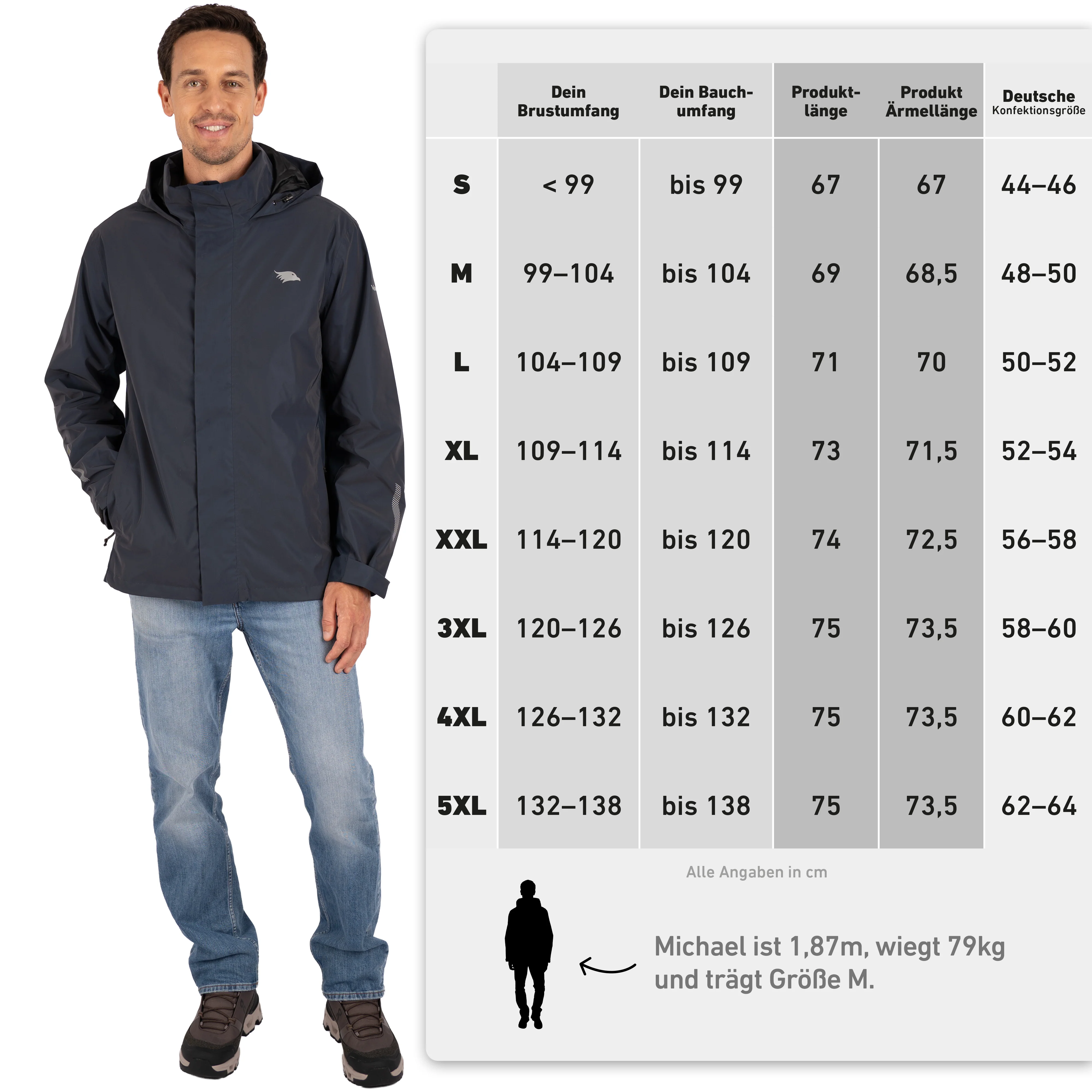 3in1 Smart Jacket - 100% reflektierend & wasserdicht mit Fleece Zipp-In - Image 40