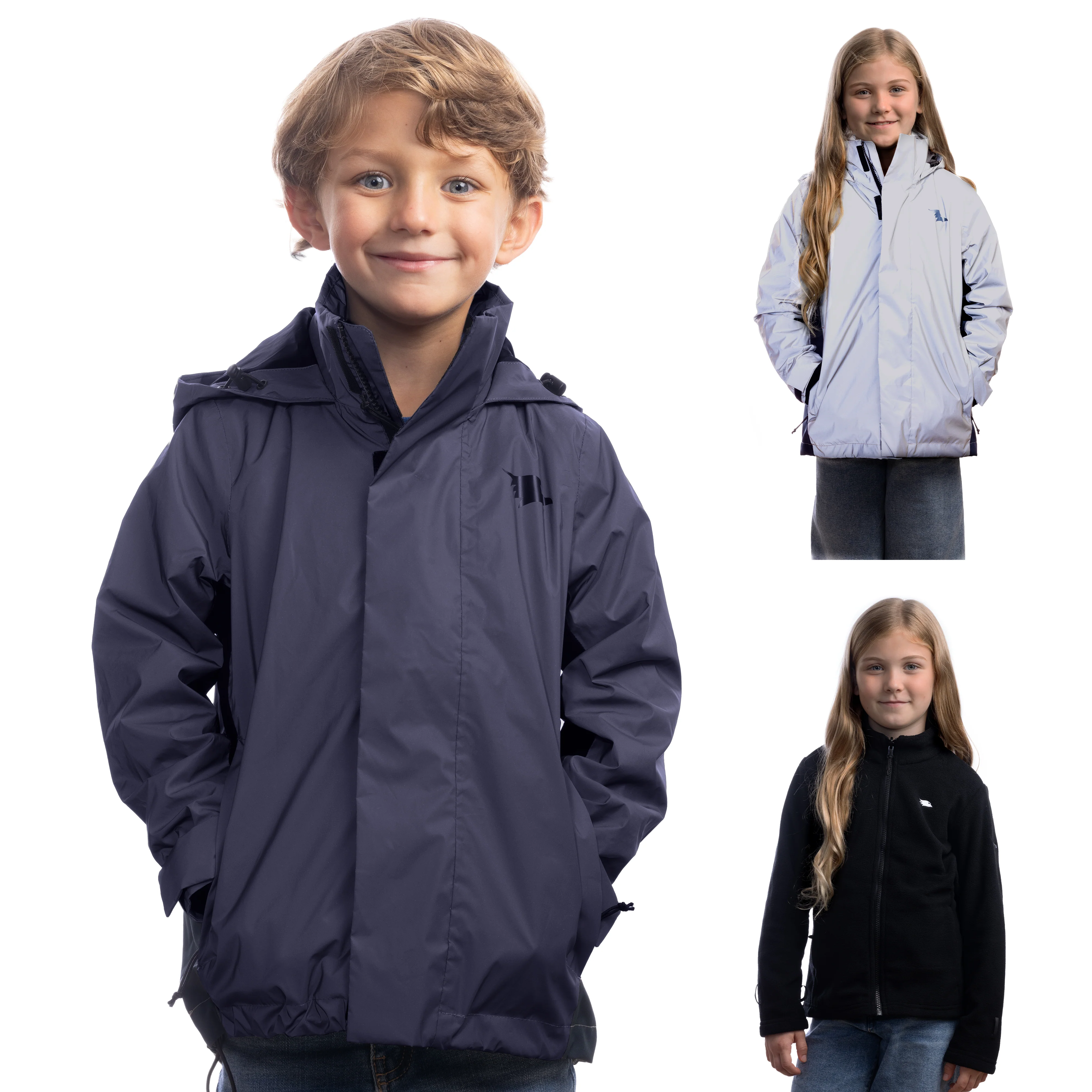 3in1 Smart Jacket - Reflektierende Jacke mit Fleece Zipp-In für Kinder & Jugendliche - Image 13