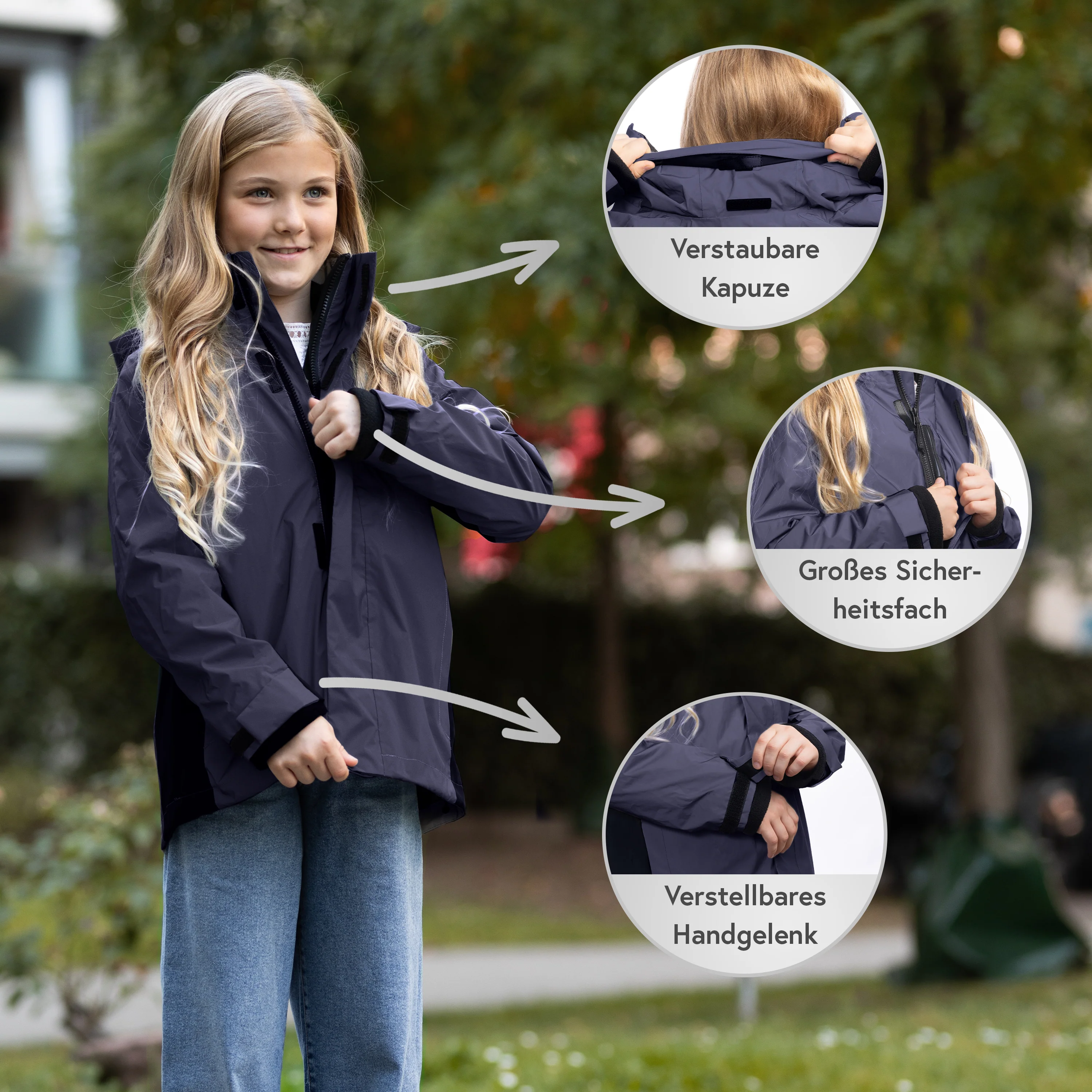 3in1 Smart Jacket - Reflektierende Jacke mit Fleece Zipp-In für Kinder & Jugendliche - Image 17
