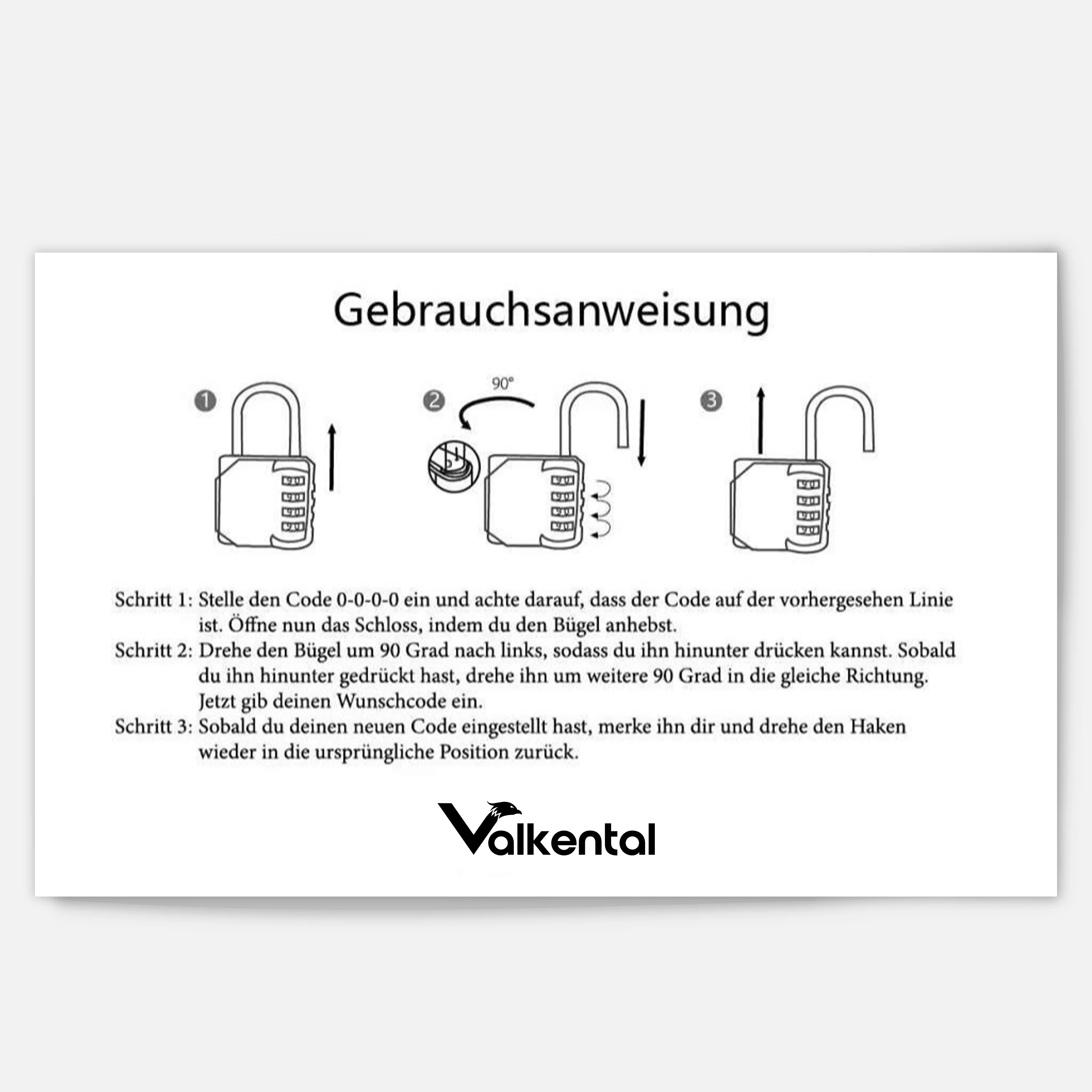 QuickLock - Zahlenschloss für ValkPro, ValkBasic, ValkOne, ValkOcean & UrbanX - Image 7