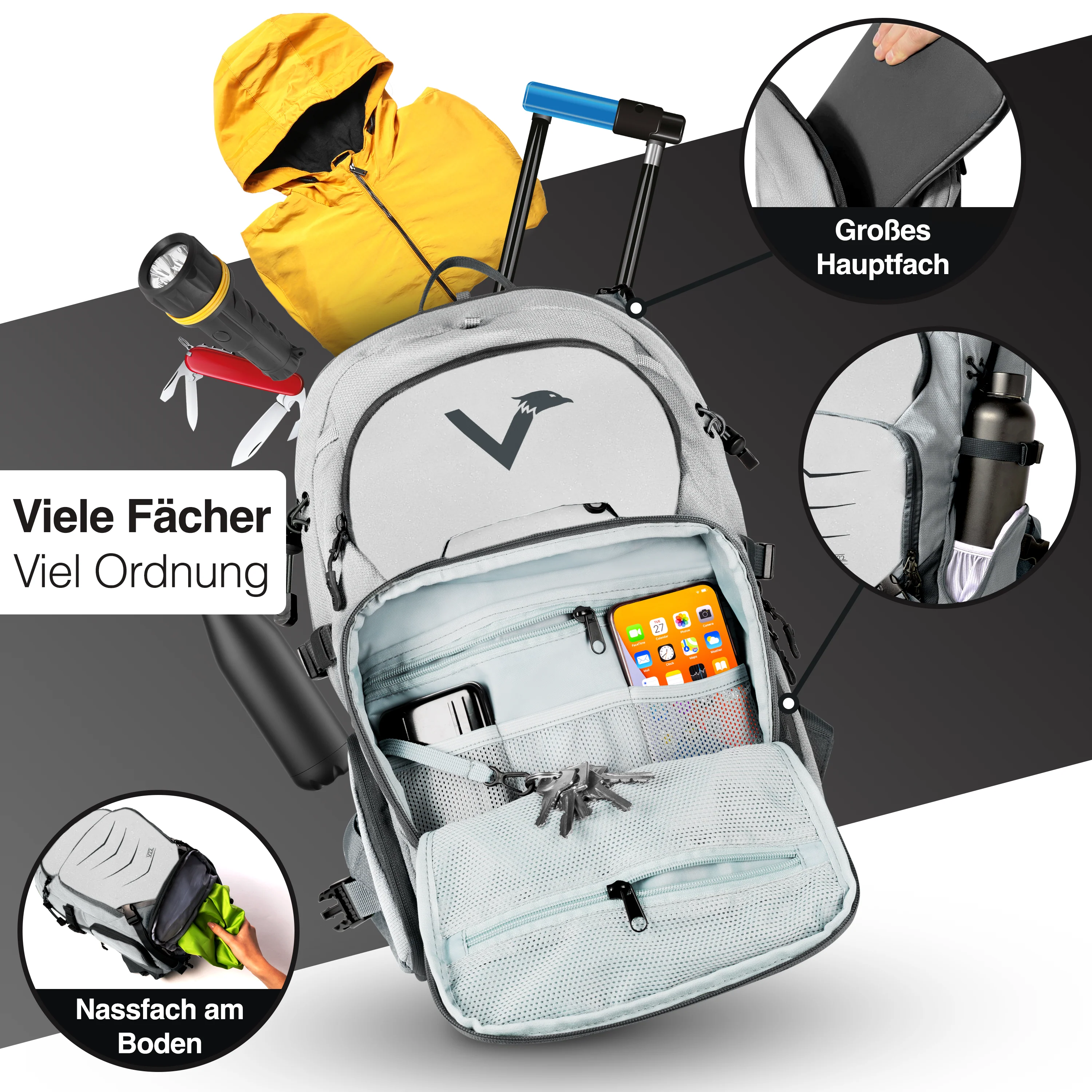 Explorer V22 - Der All-In-One Outdoor Rucksack B-Ware - Image 17