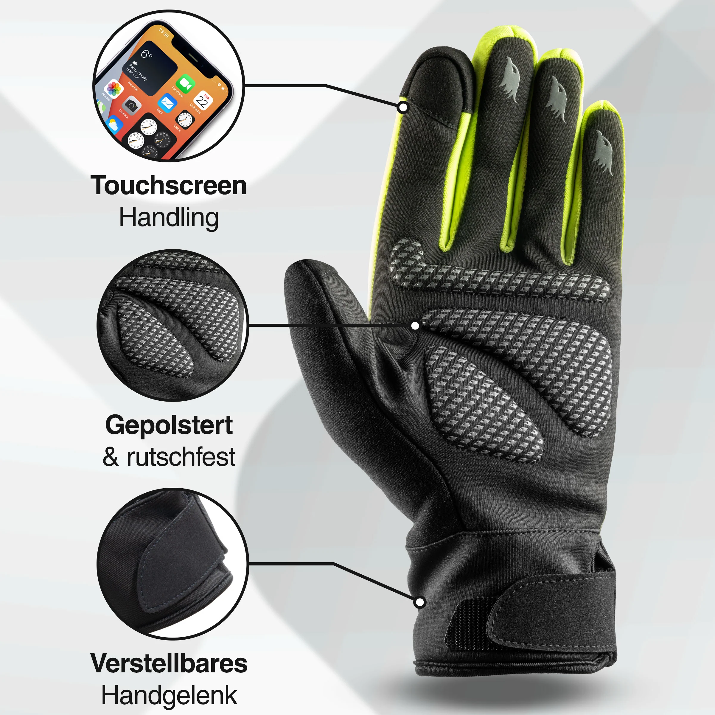 GloRider V2 Flex - Wasserfester Übergangshandschuh mit Grip - Image 12