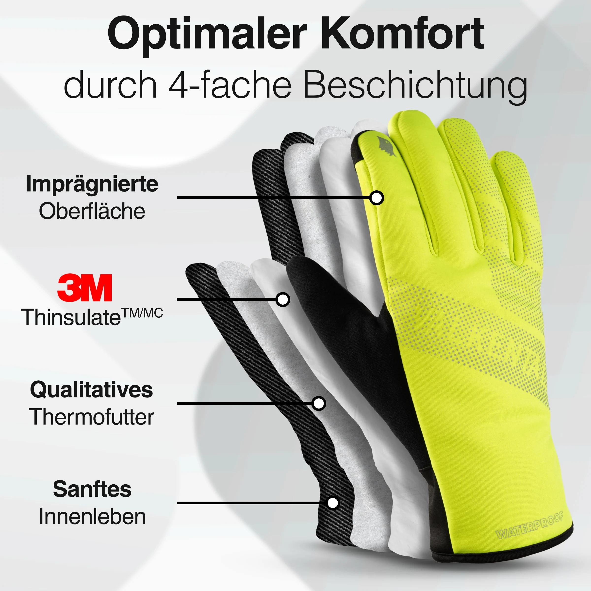GloRider V2 Ultra - Wasserdichter Winterhandschuh mit 3M Isolation - Image 8