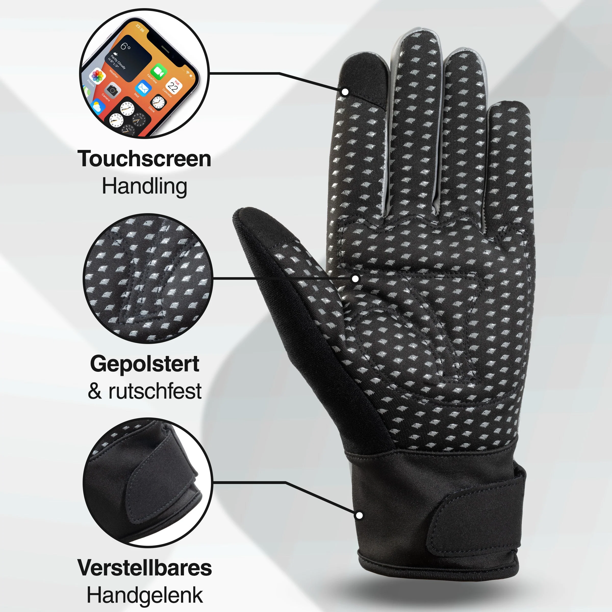 GloRider Flex - Wasserfester Übergangshandschuh mit Grip | Bundle - Image 3