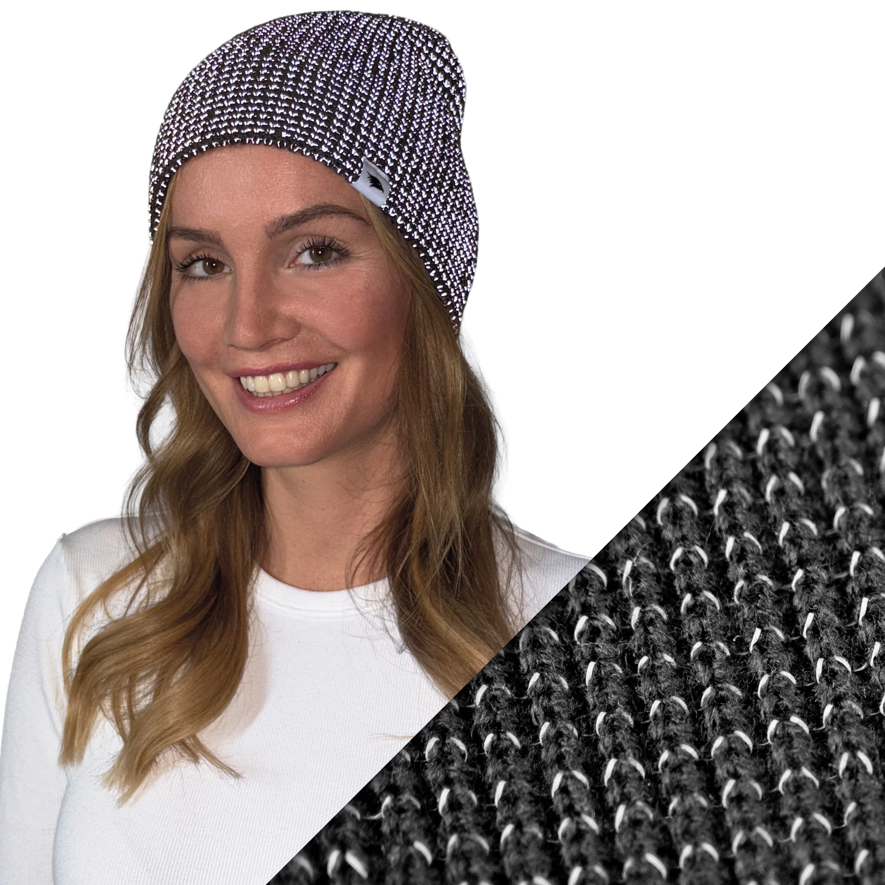 Reflective Beanie - Strickmütze mit reflektierendem Garn - Image 8