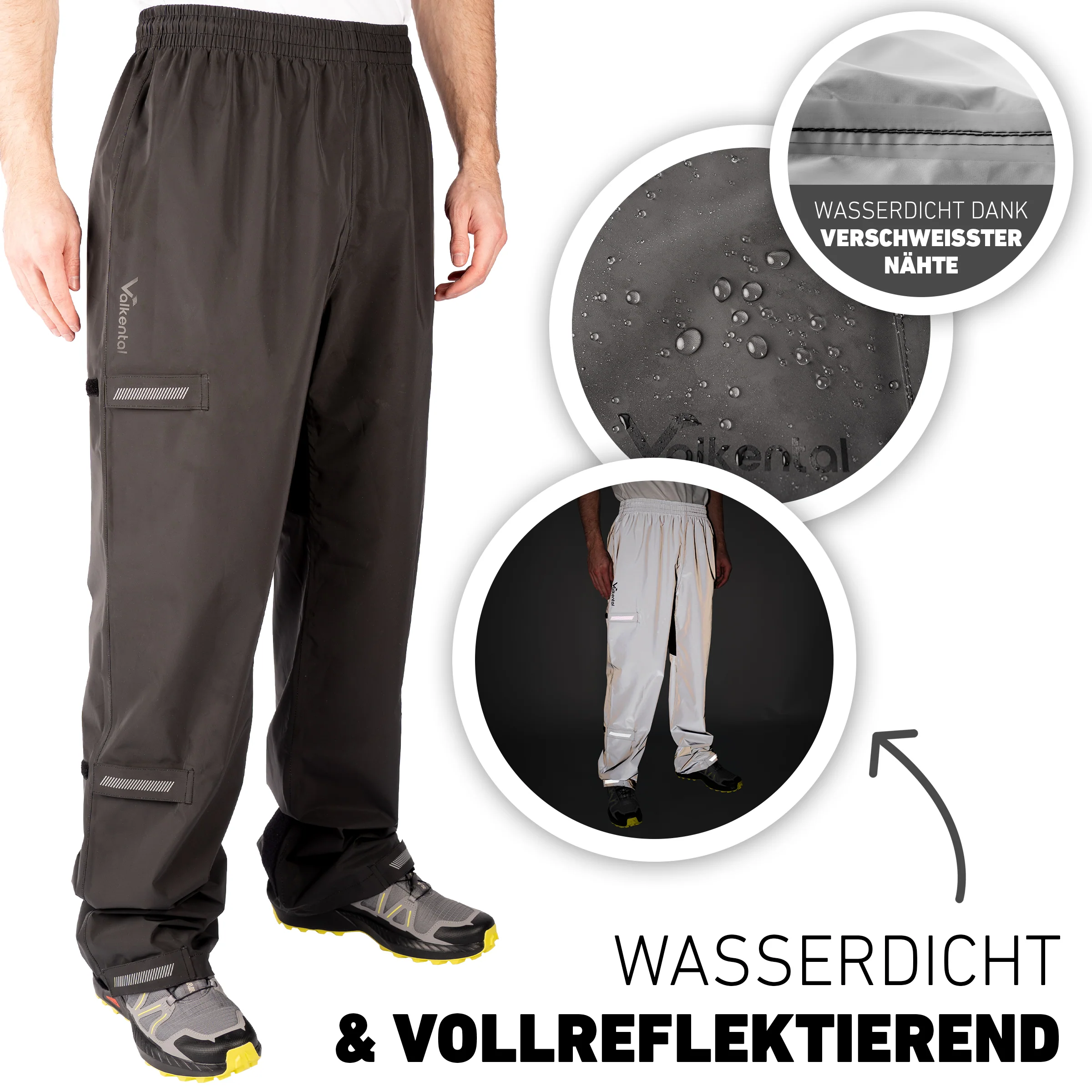 Ultimate Bike Pant - Reflektierende & Wasserdichte Regenhose - Unisex - Image 13