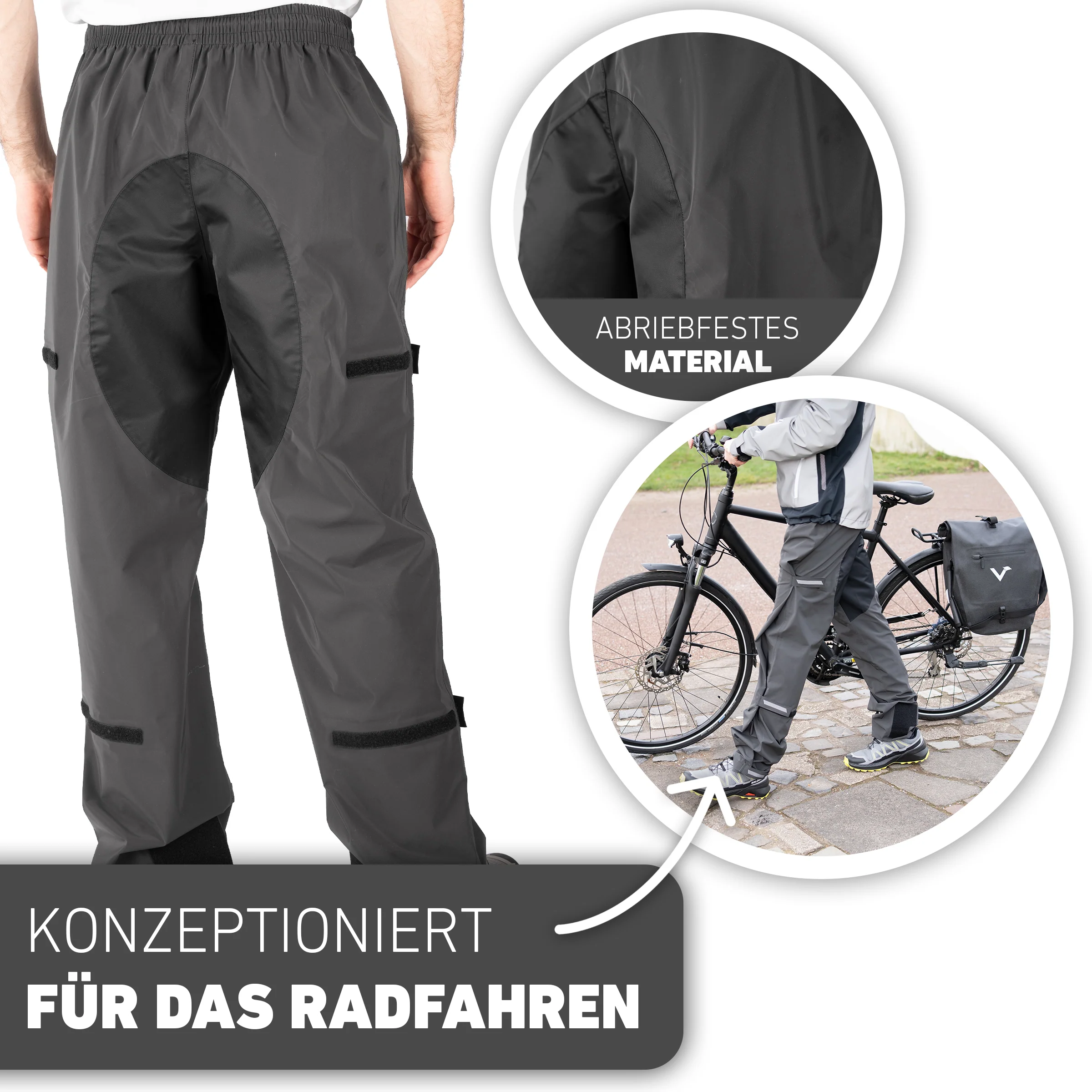 Ultimate Bike Pant - Reflektierende & Wasserdichte Regenhose - Unisex - Image 14