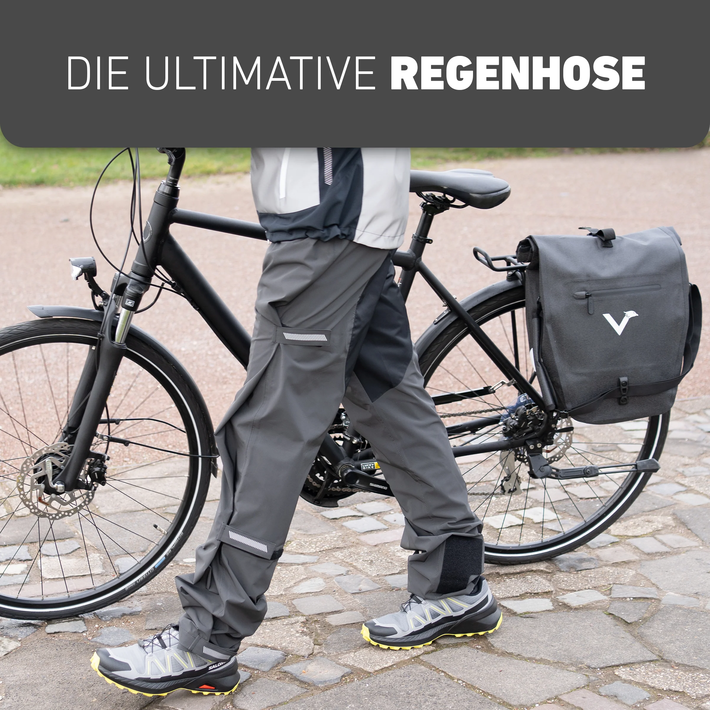 Ultimate Bike Pant - Reflektierende & Wasserdichte Regenhose - Unisex - Image 18