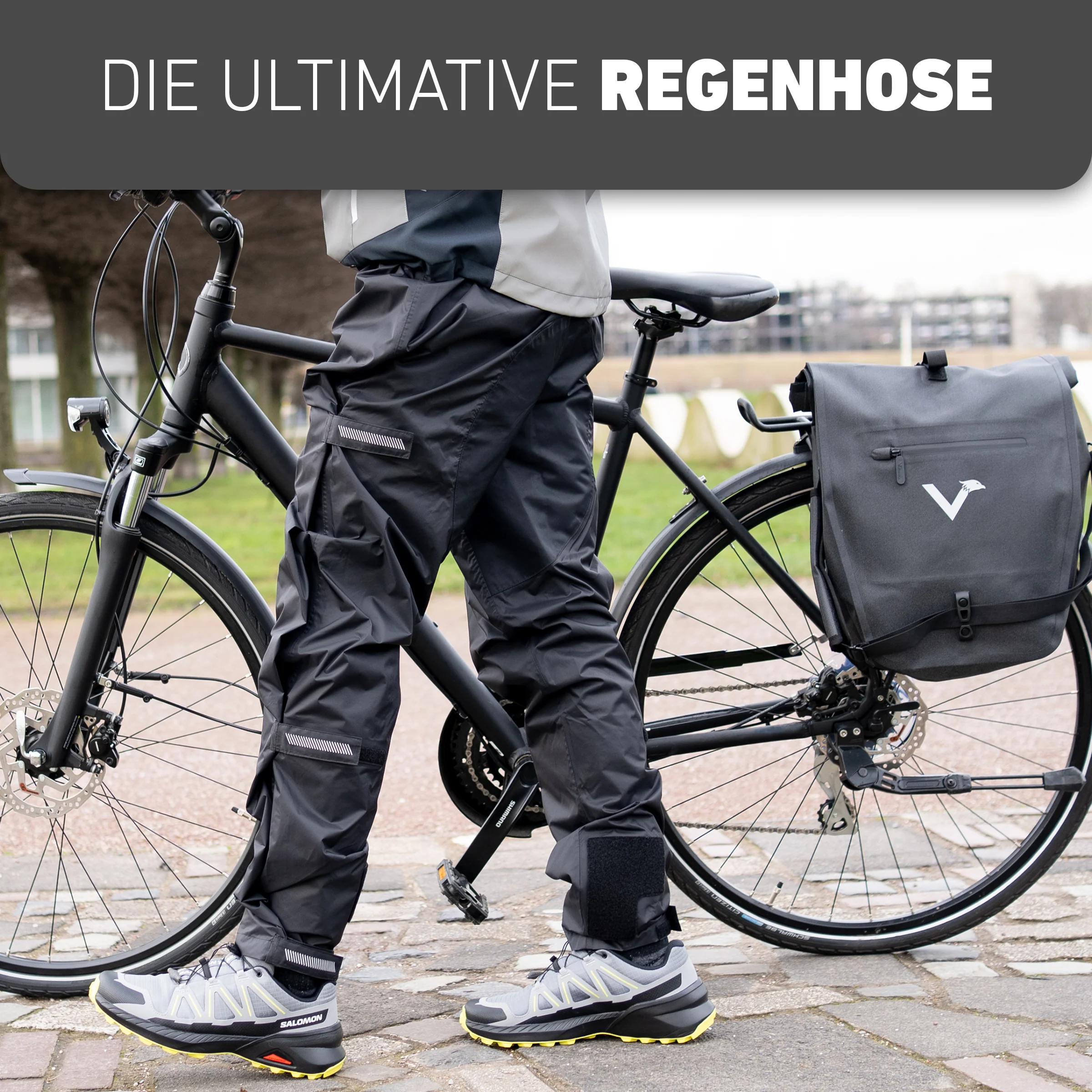 Ultimate Bike Pant - Reflektierende & Wasserdichte Regenhose - Unisex - Image 6