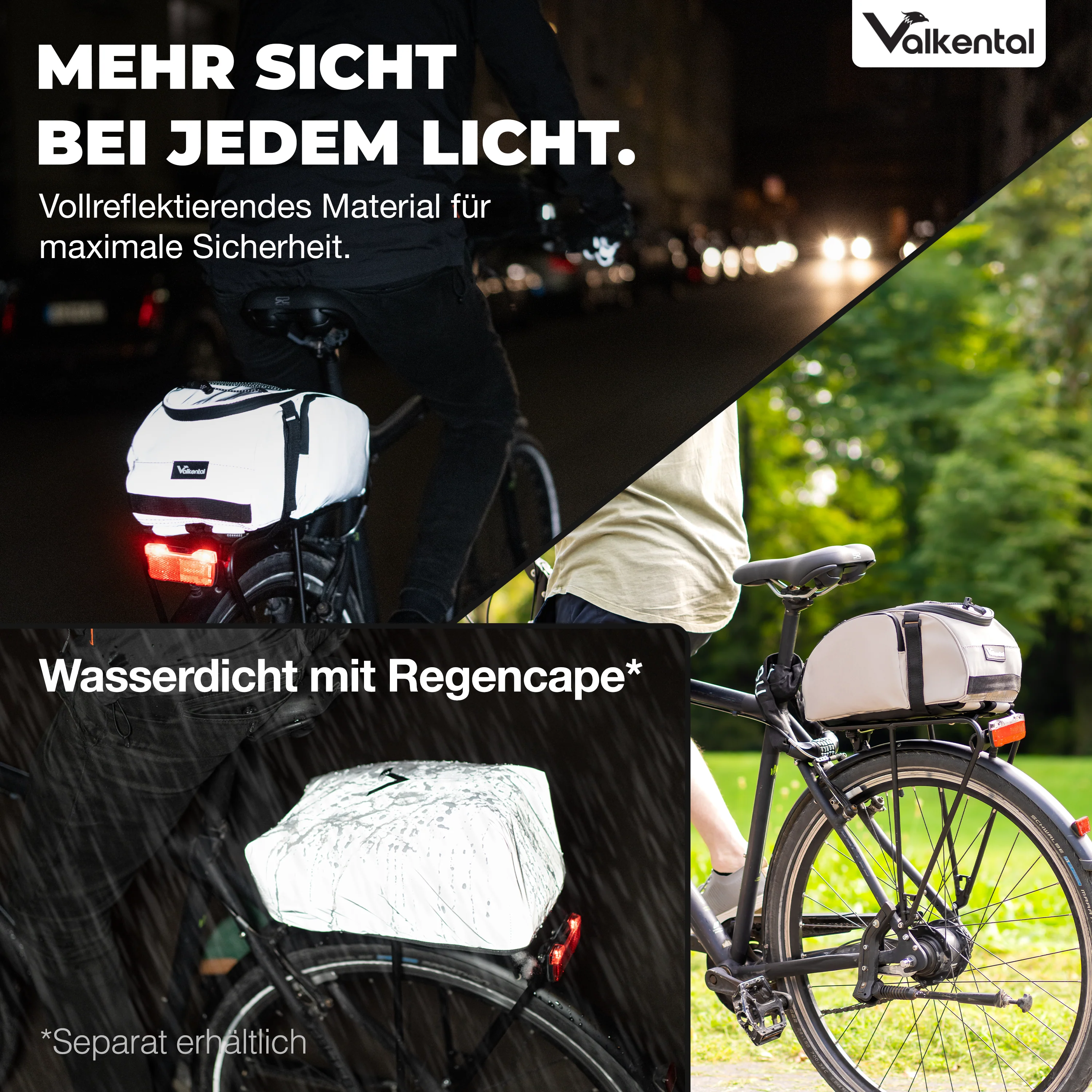 Trunk Bag - Aufliegende 3in1 Gepäckträgertasche mit Rucksackfunktion - Image 48