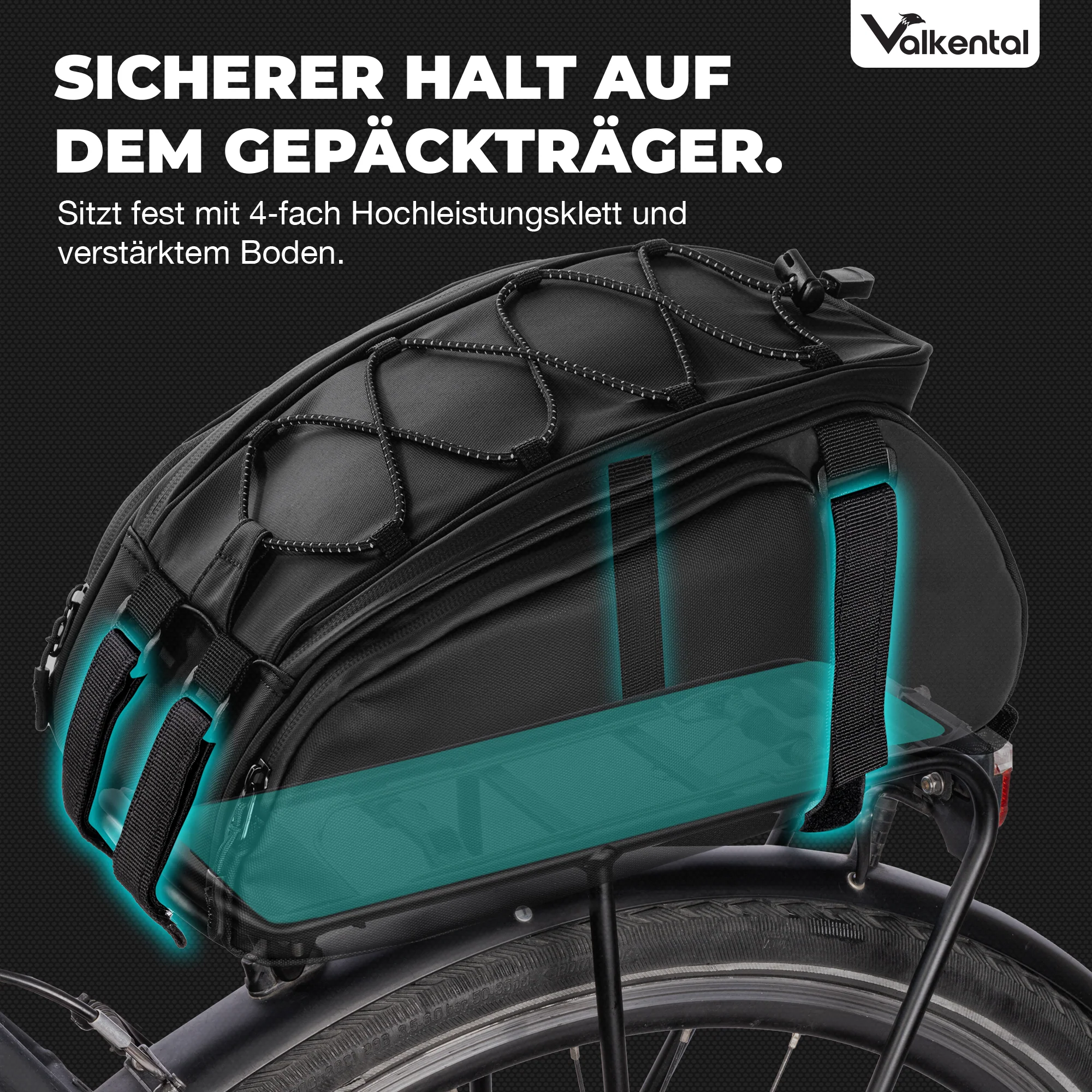 Trunk Bag - Aufliegende 3in1 Gepäckträgertasche mit Rucksackfunktion - Image 56