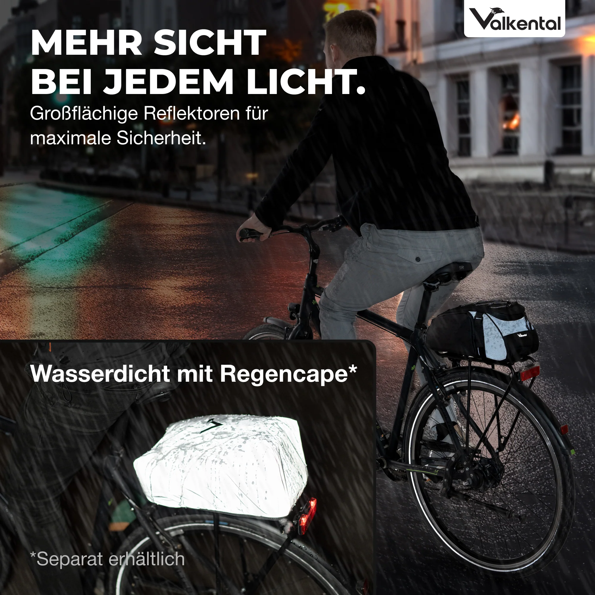 Trunk Bag - Aufliegende 3in1 Gepäckträgertasche mit Rucksackfunktion - Image 8