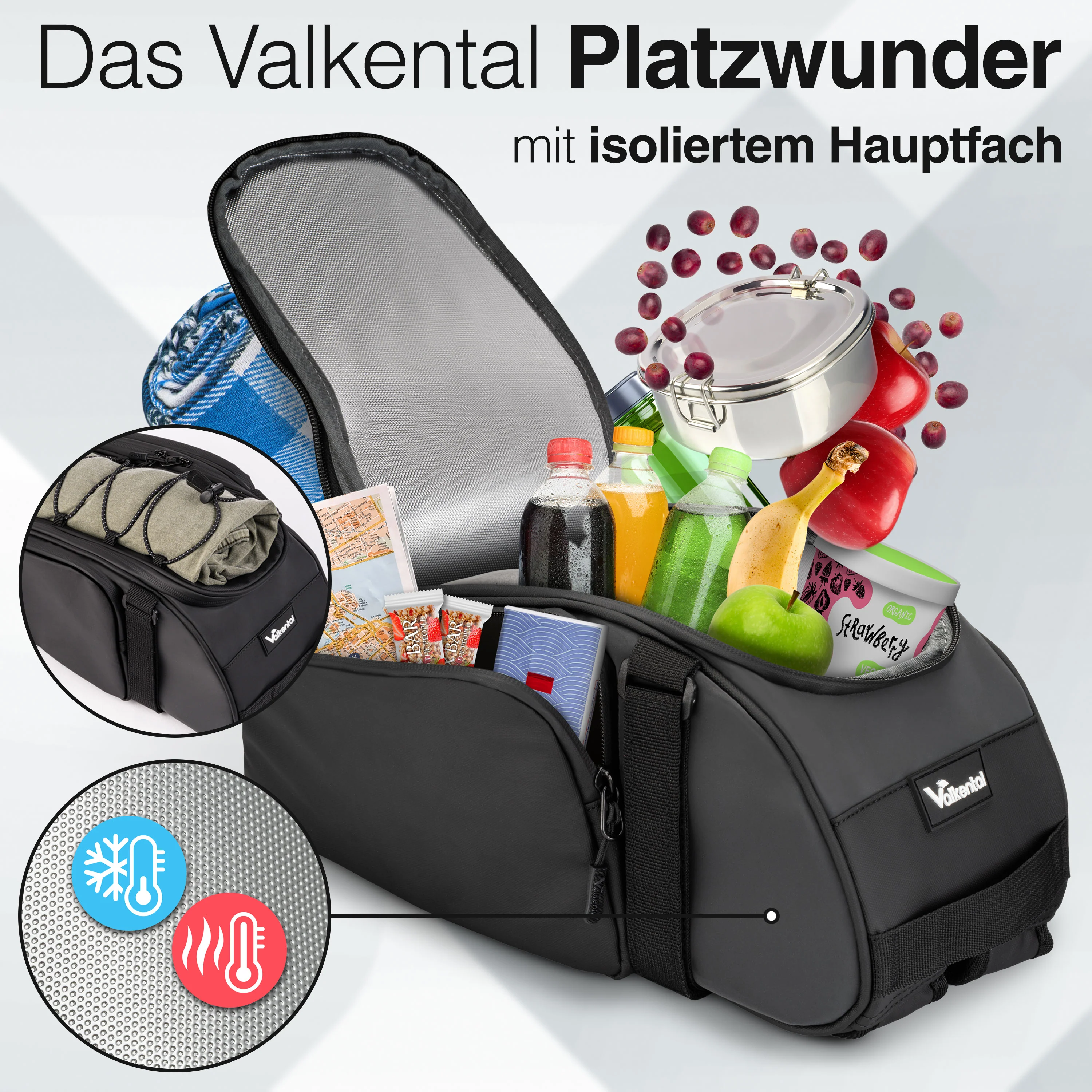 Trunk Bag - Aufliegende Gepäckträgertasche mit Rucksackfunktion - B-Ware - Image 8