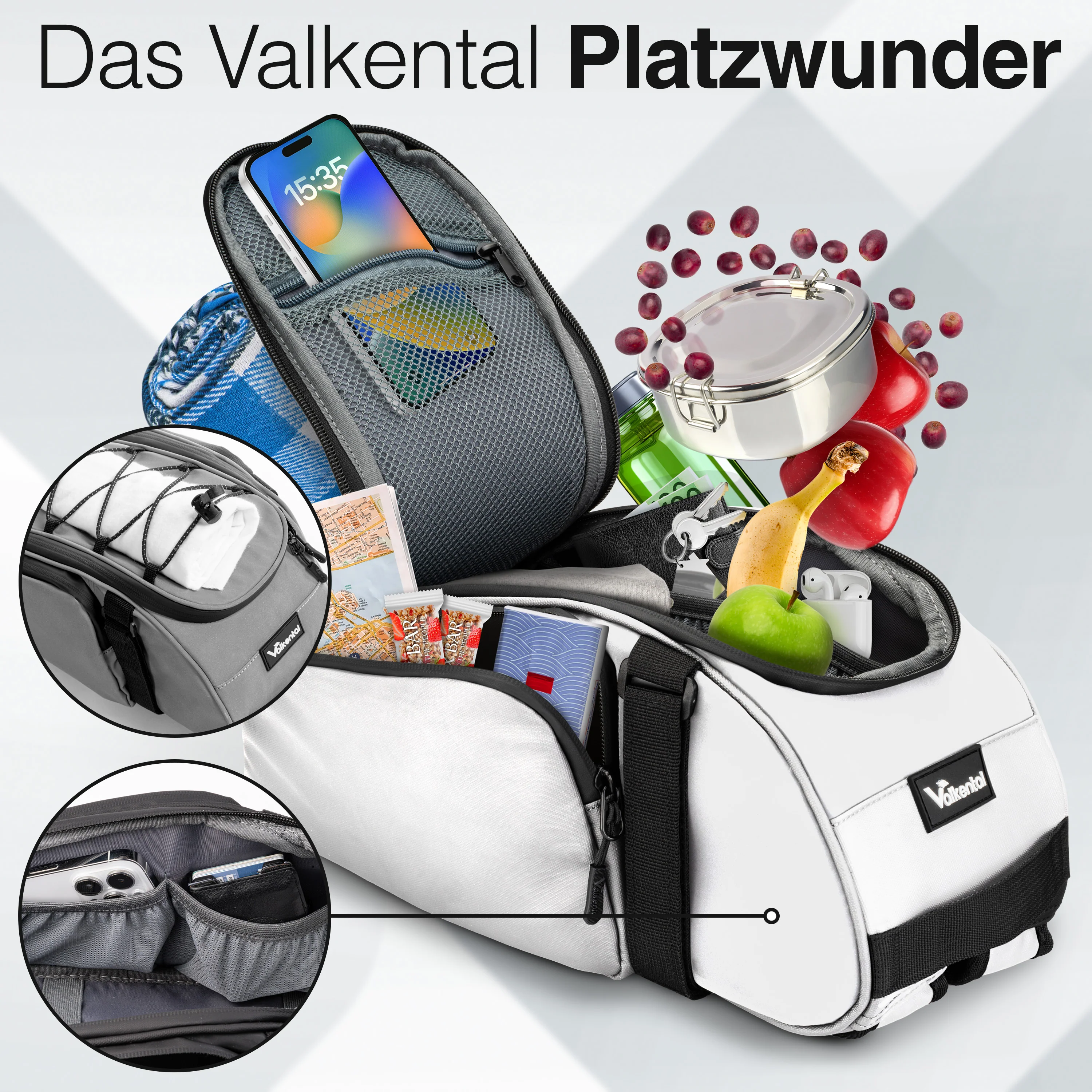 Trunk Bag - Aufliegende Gepäckträgertasche mit Rucksackfunktion - B-Ware - Image 9