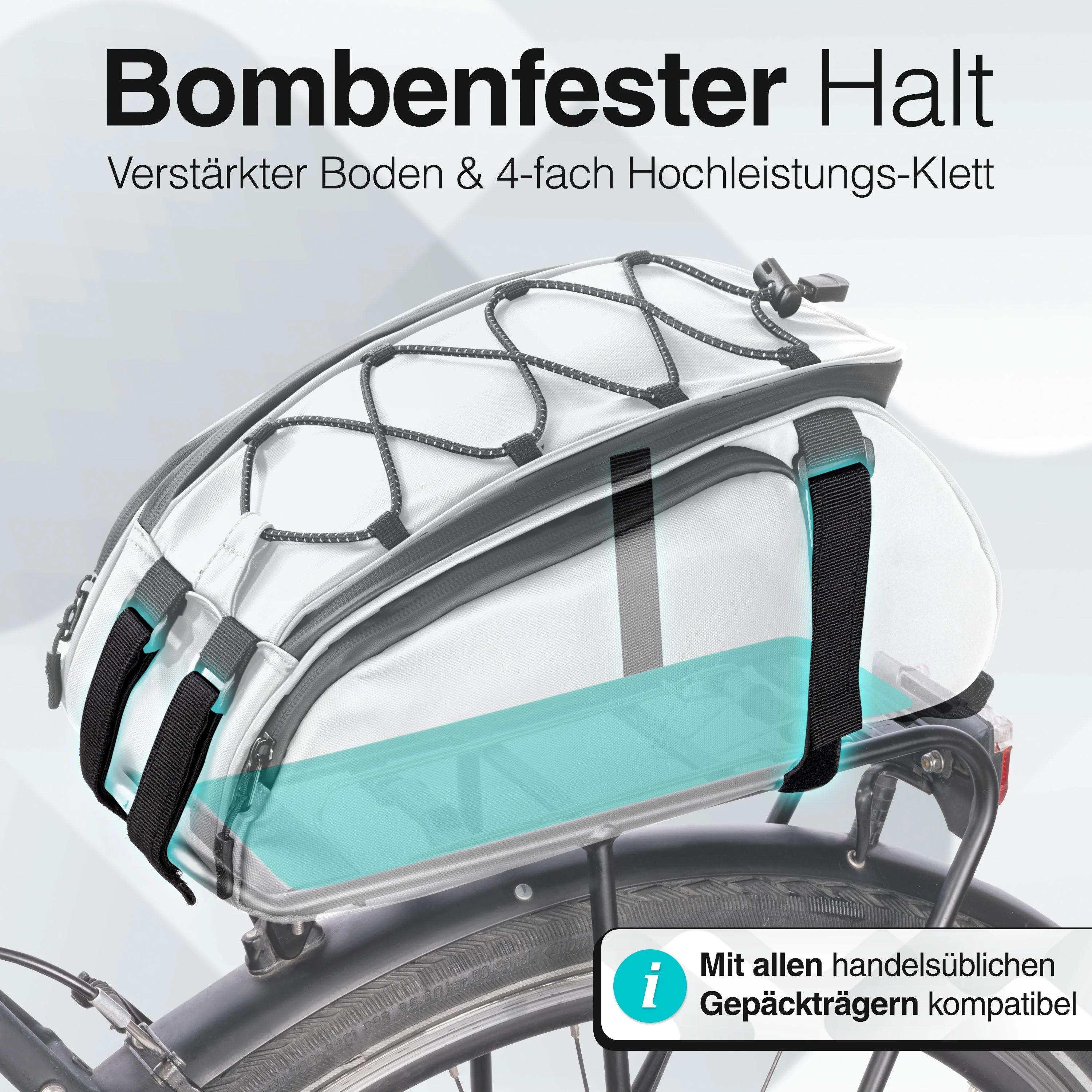 Trunk Bag - Aufliegende Gepäckträgertasche mit Rucksackfunktion | Bundle - Image 9