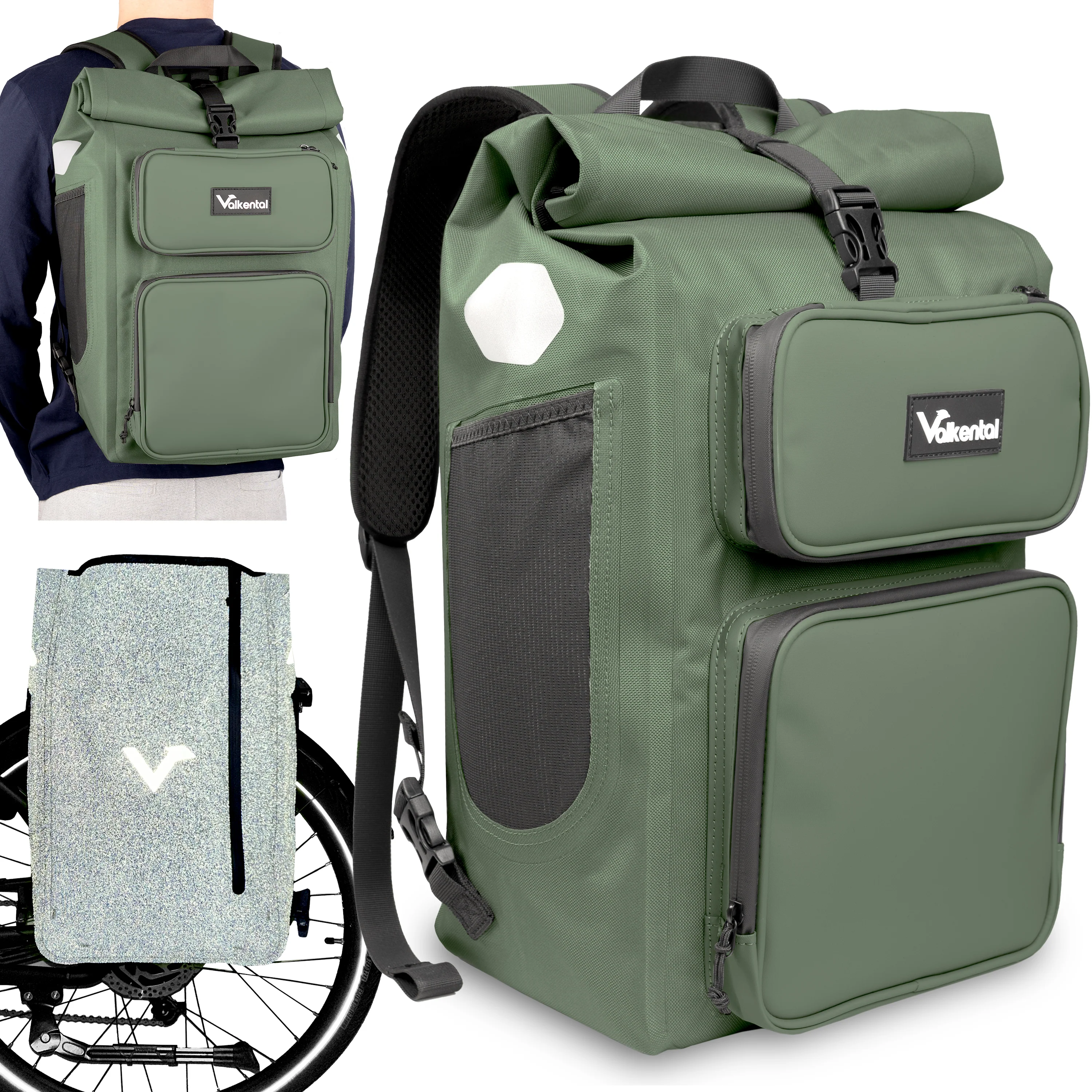 UrbanX 2.0 - 2in1 Fahrradtasche & Rucksack für die Stadt - Image 12