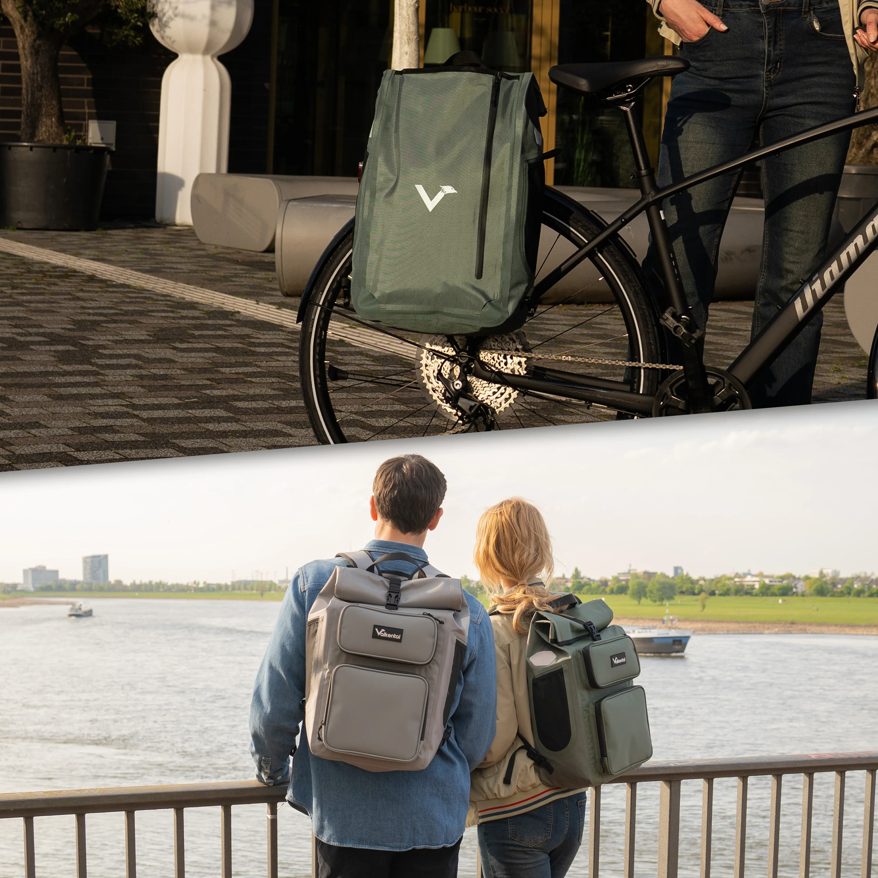 UrbanX 2.0 - 2in1 Fahrradtasche & Rucksack für die Stadt - Image 13