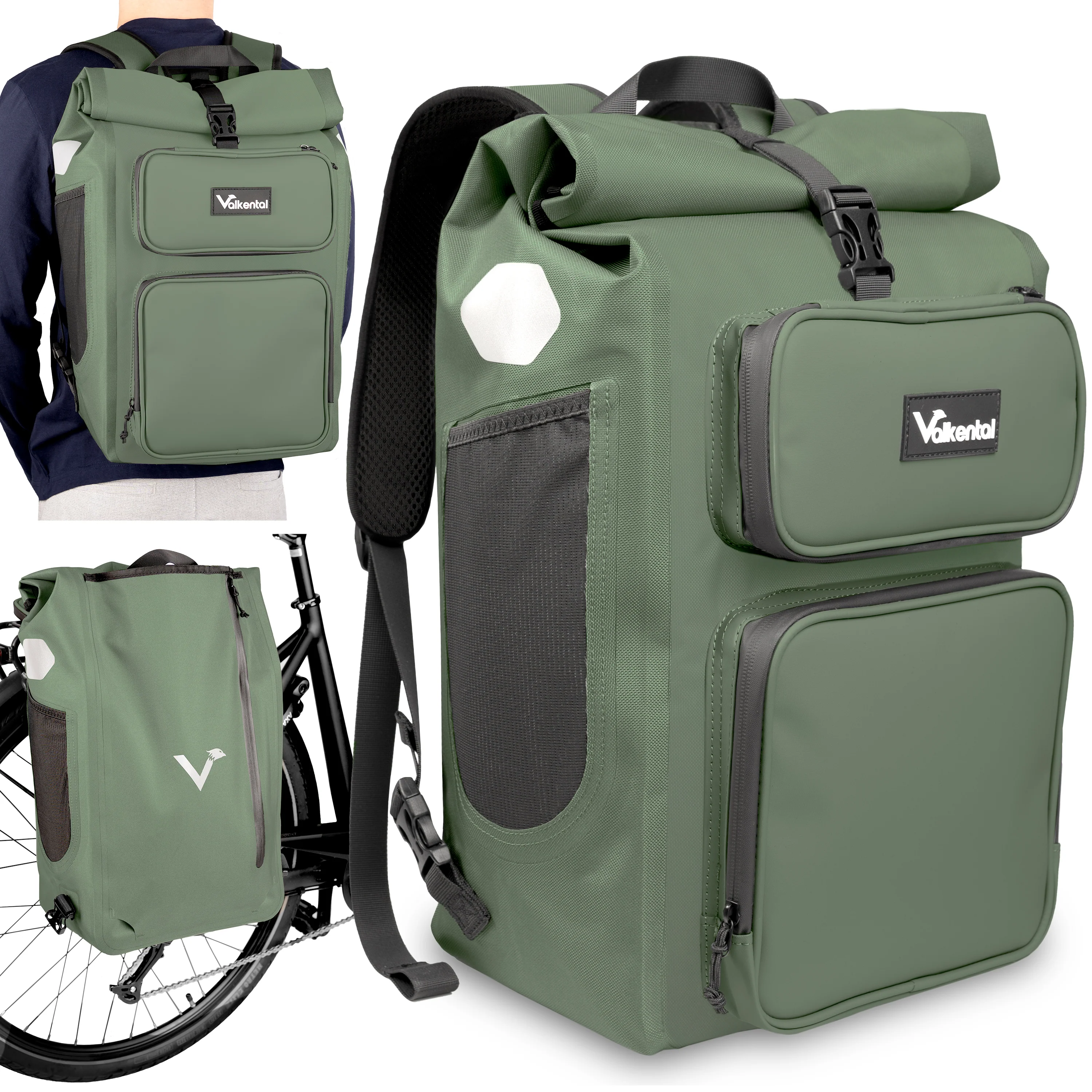 UrbanX 2.0 - 2in1 Fahrradtasche & Rucksack für die Stadt - Image 22