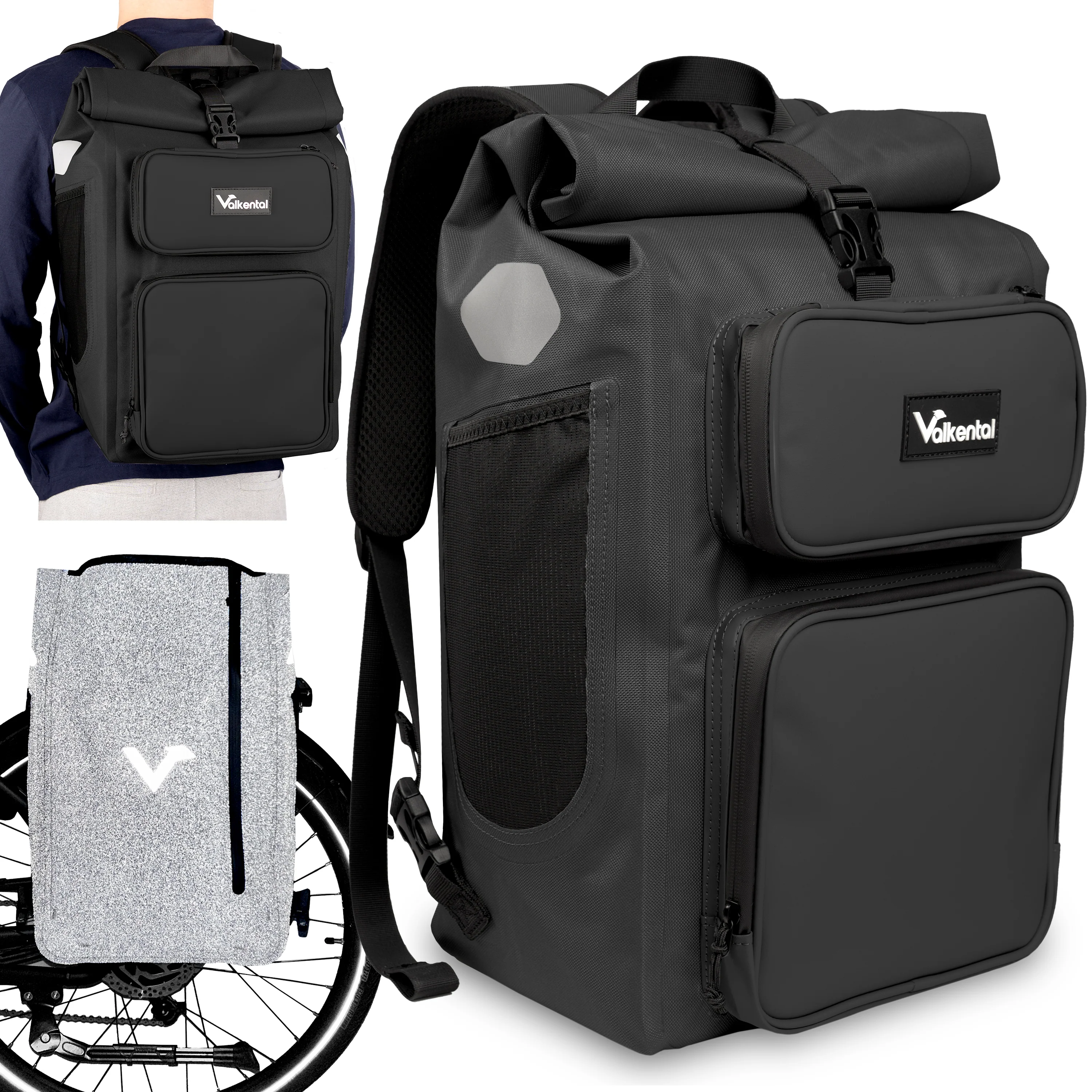 UrbanX 2.0 - 2in1 Fahrradtasche & Rucksack für die Stadt - Image 32