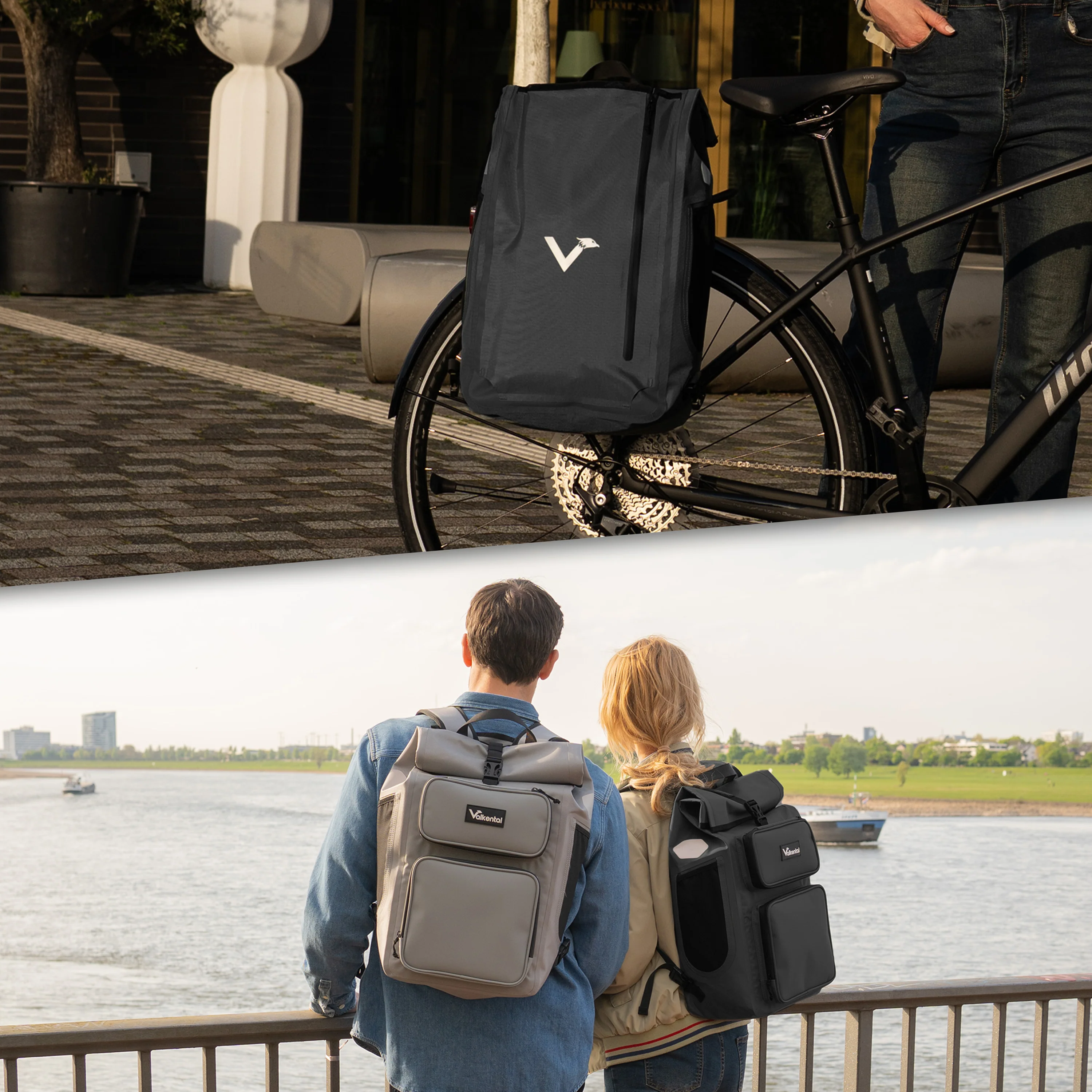 UrbanX 2.0 - 2in1 Fahrradtasche & Rucksack für die Stadt - Image 33