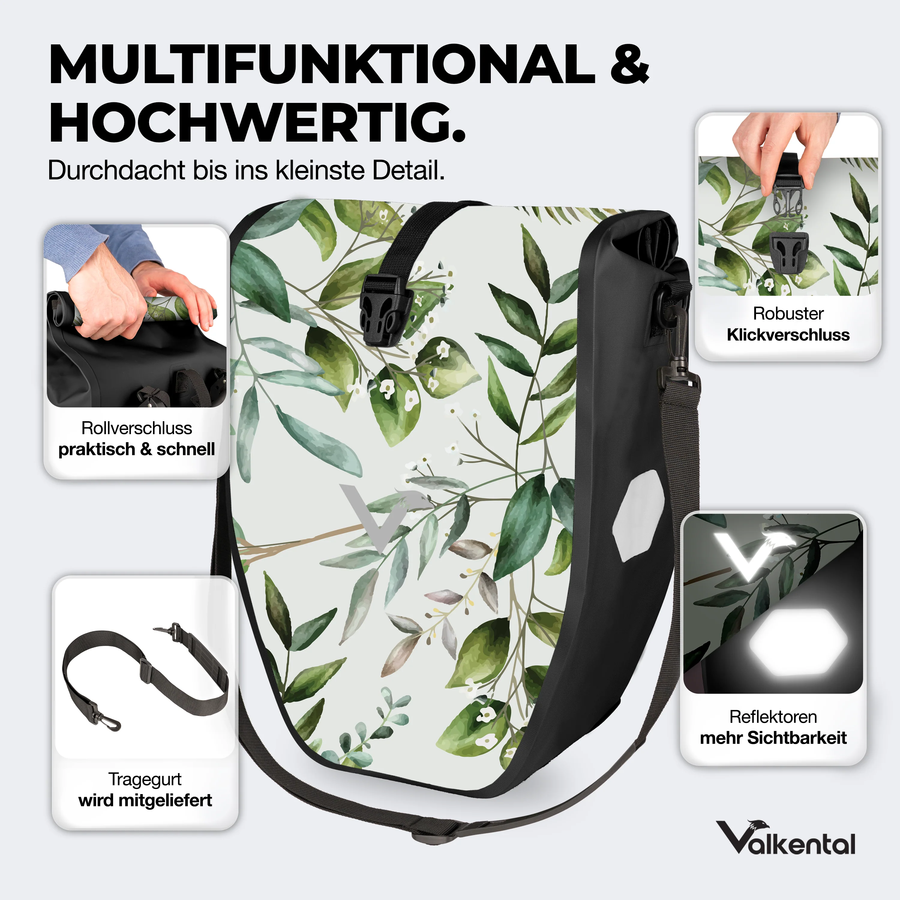 Bike Bag - große & wasserdichte Gepäckträgertasche - Image 35