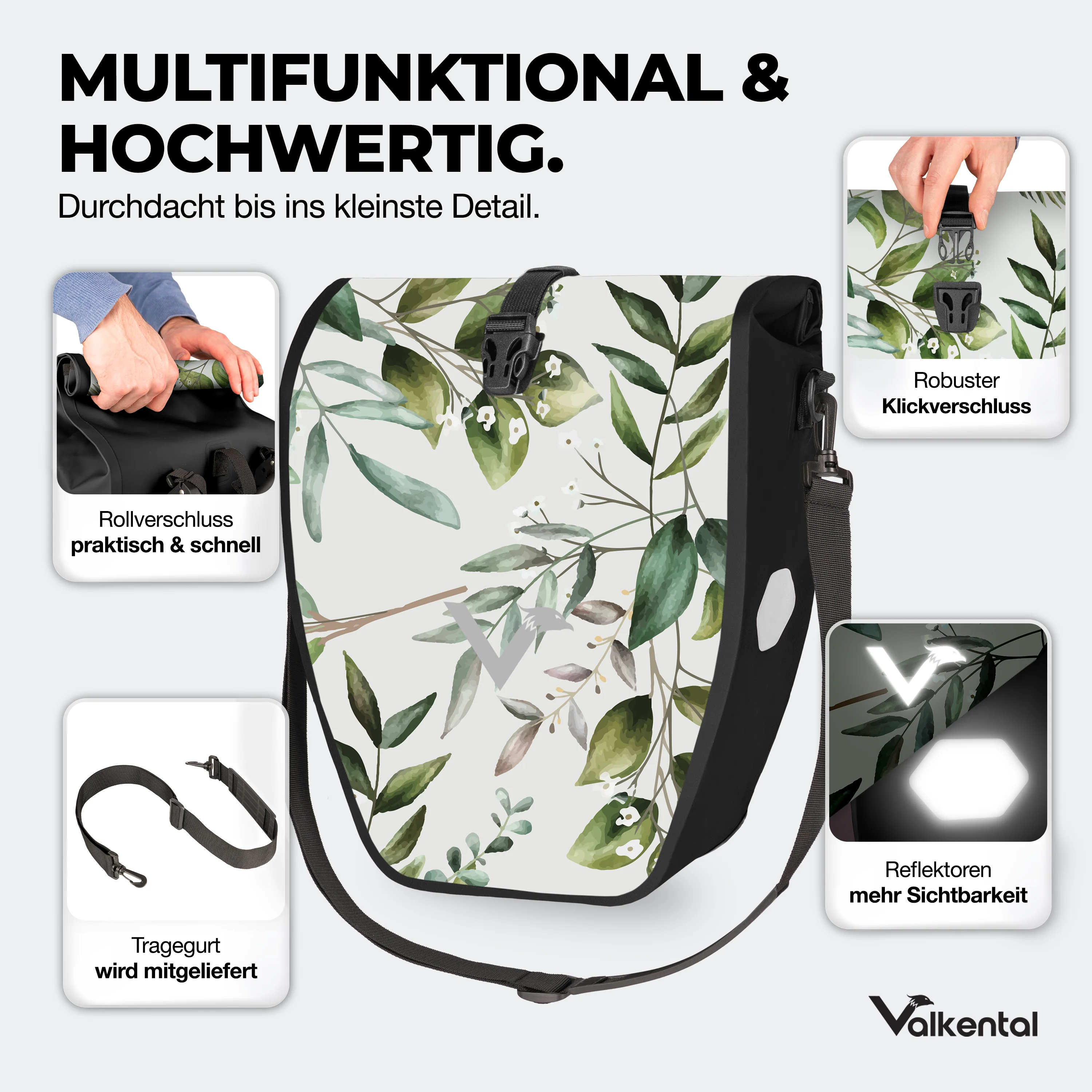 Bike Bag - große & wasserdichte Gepäckträgertasche - Image 45