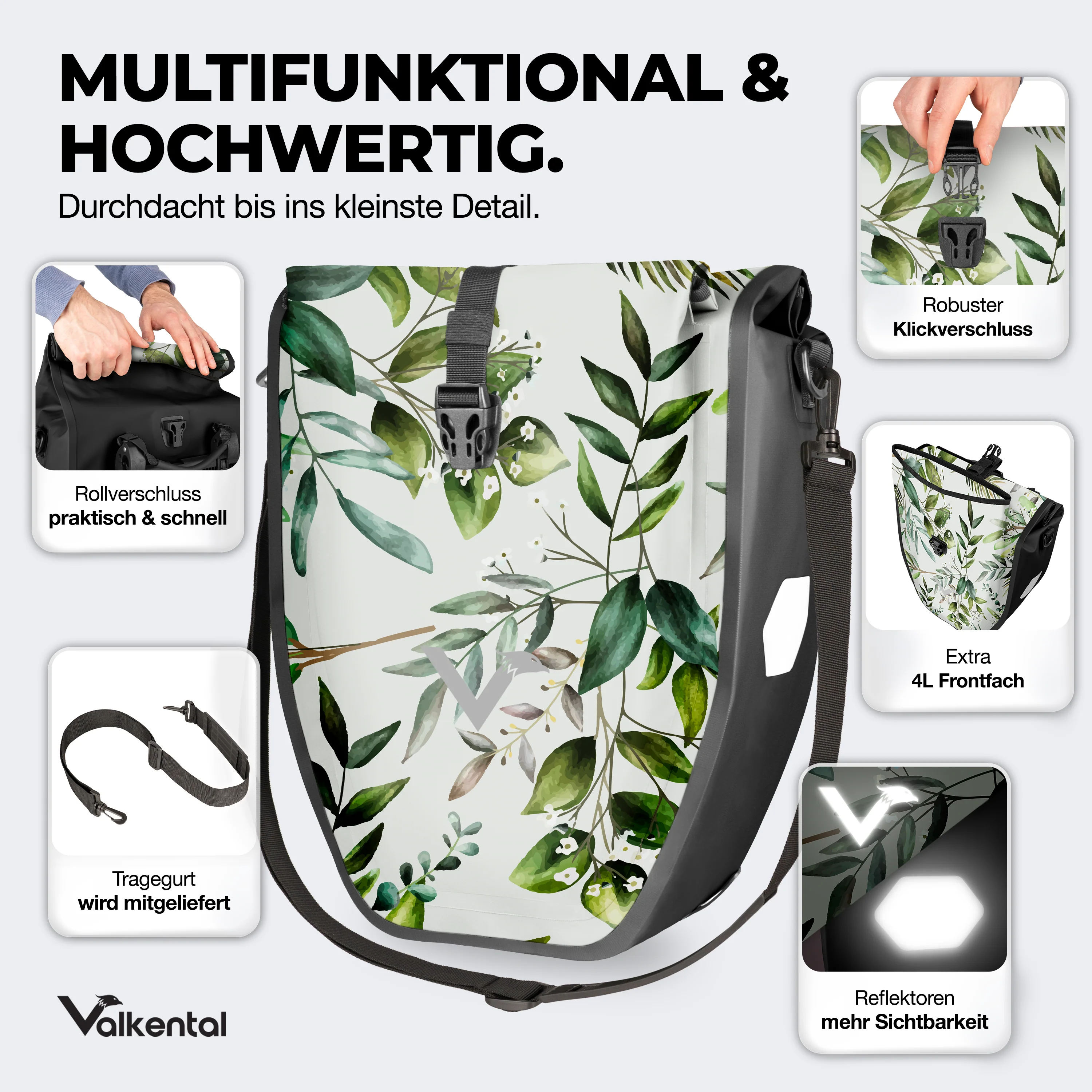 Bike Bag - große & wasserdichte Gepäckträgertasche - Image 86