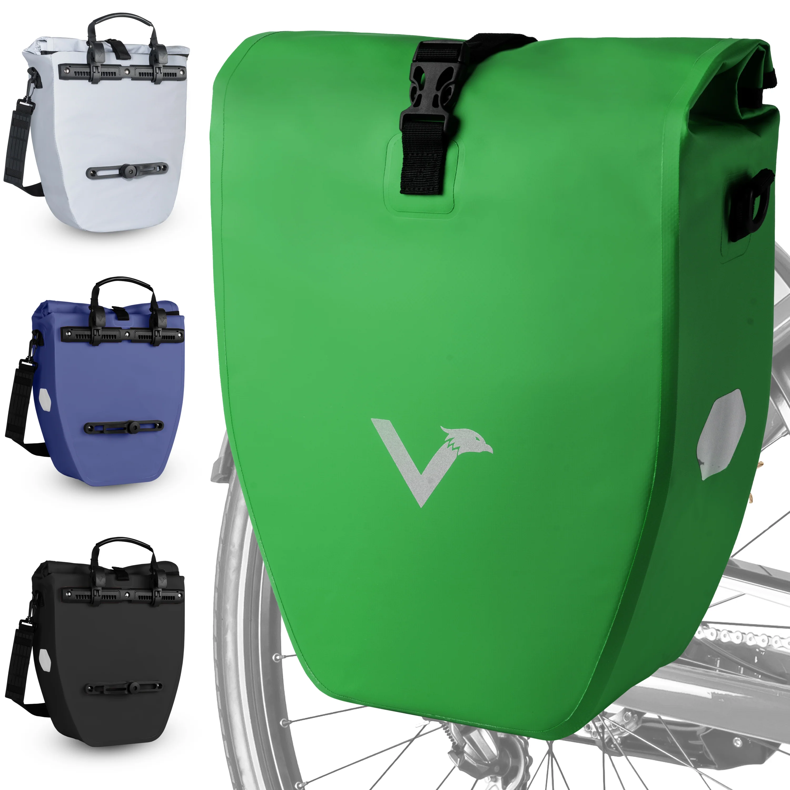 ValkBasic - große & wasserdichte Gepäckträgertasche - B-Ware - Image 11